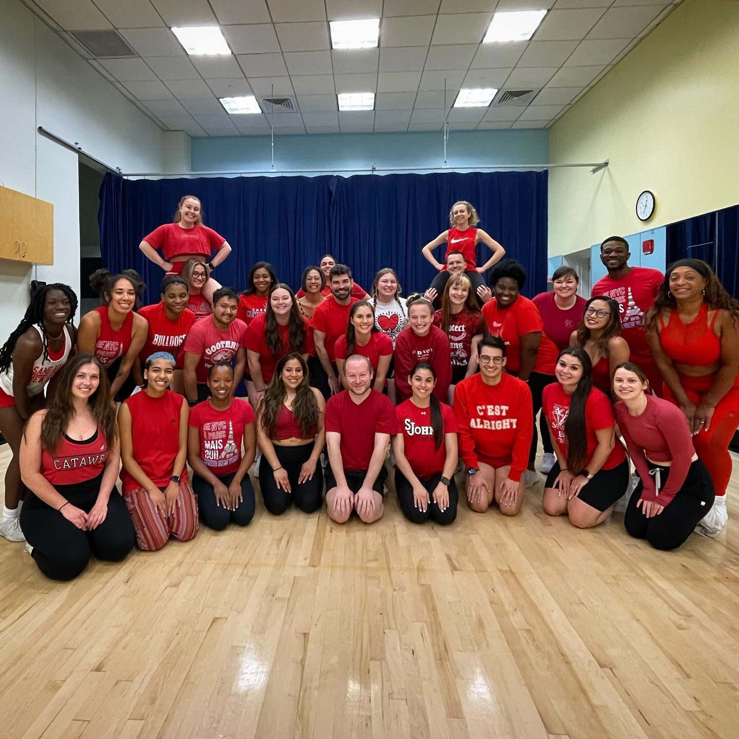 Rallying in red for a powerful cause! 🔴✨ In solidarity with AIDS Walk happening this weekend, we rocked our vibrant red attire at our themed practice. Let's show our support and raise awareness together!

Join us in making a difference at #AIDSWalkN