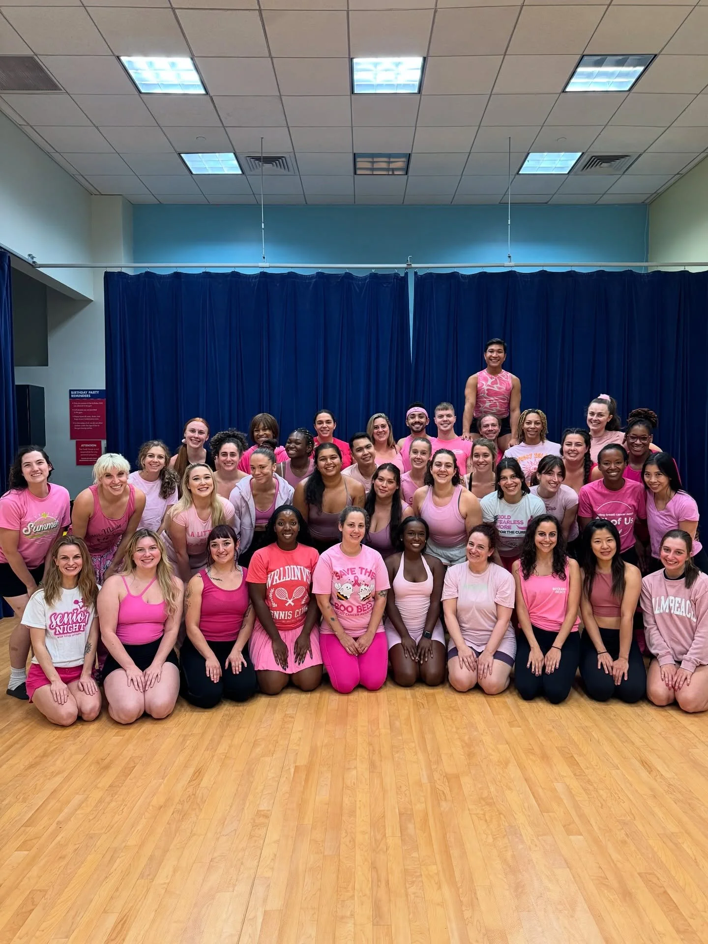 We wear PINK for BREAST CANCER AWARENESS. Cheer New York encourages everyone to visit their provider for a screening and/or conduct regular self-exams. Any individual can get breast cancer (not just women!) and early detection saves lives.
•
&bu
