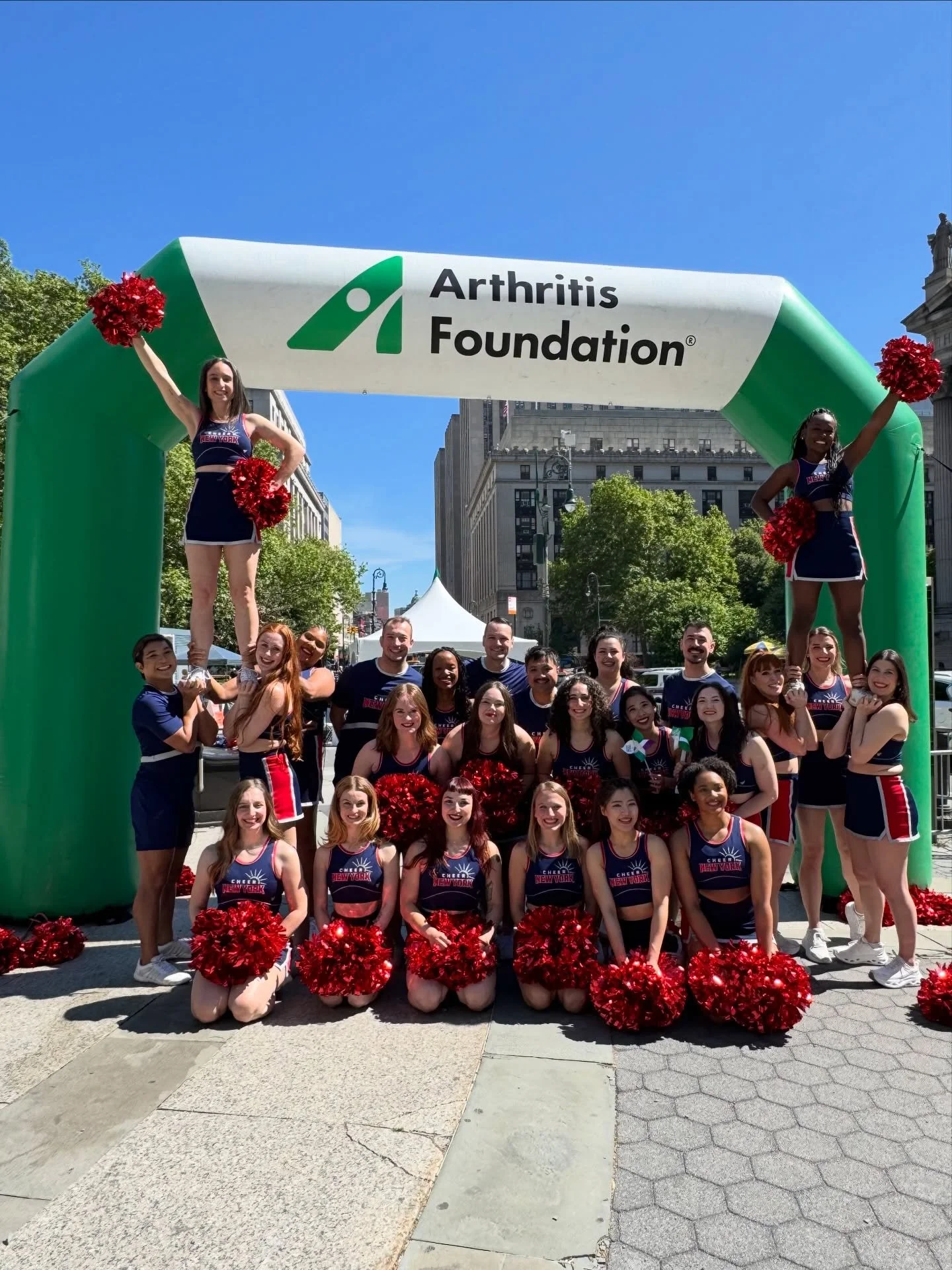 Cheer New York is so grateful to have been part of Walk to Cure Arthritis&rsquo; 25th Anniversary and support a cause that affects several of our members.

We hold our pinwheels high and cannot wait for next year! 💚💜🩵🤍

JOIN US | BOOK US | CHEER 