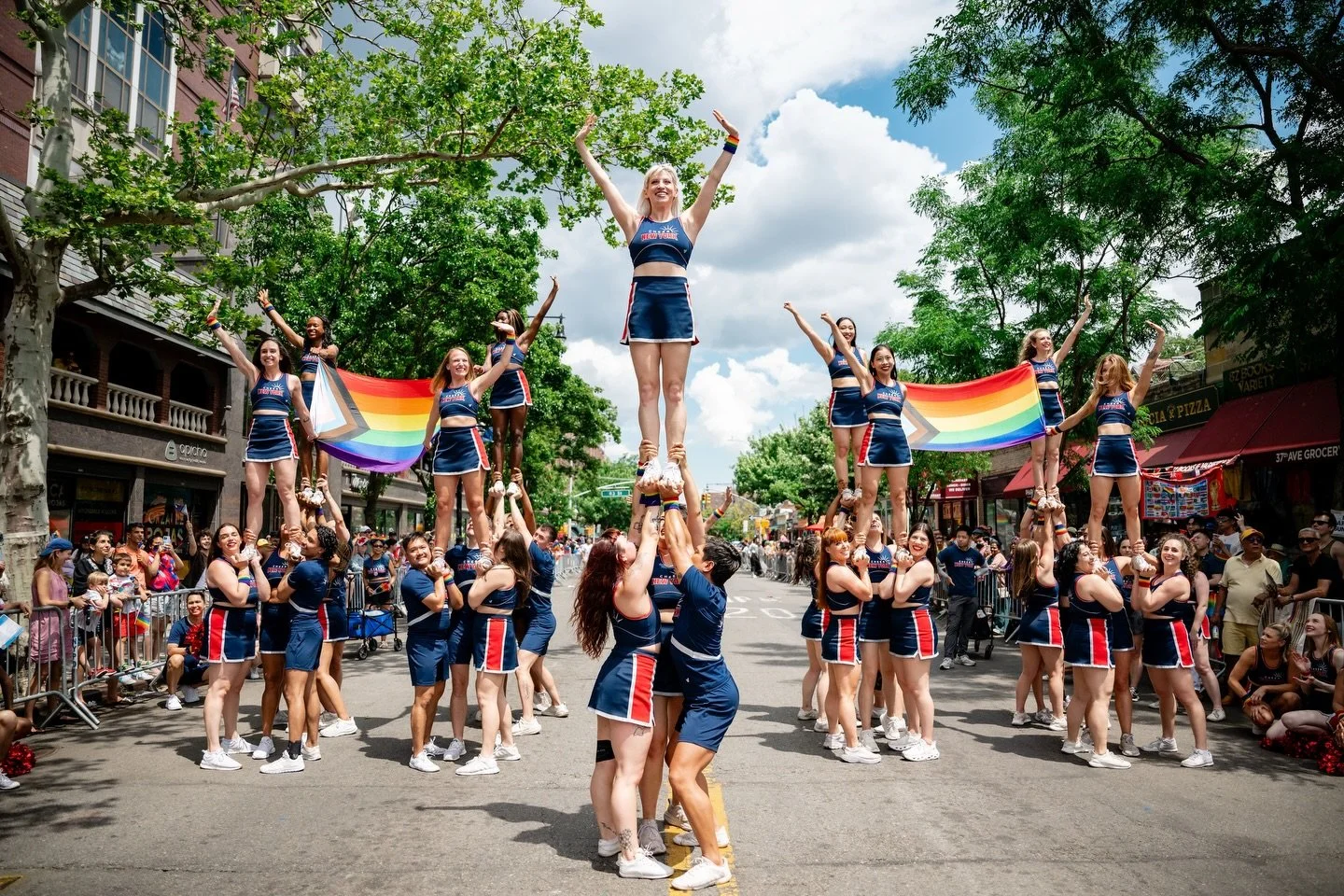 A little rain won&rsquo;t stop our parade 🌈🌧️

Kicked off Pride Month last weekend at Queens Pride with our amazing Mx. Cheer New York, @_angeliquestevens and our 2026 beneficiary @glits_inc!

Missed us? Catch us TOMORROW at Brooklyn Pride 🌈📣

📸