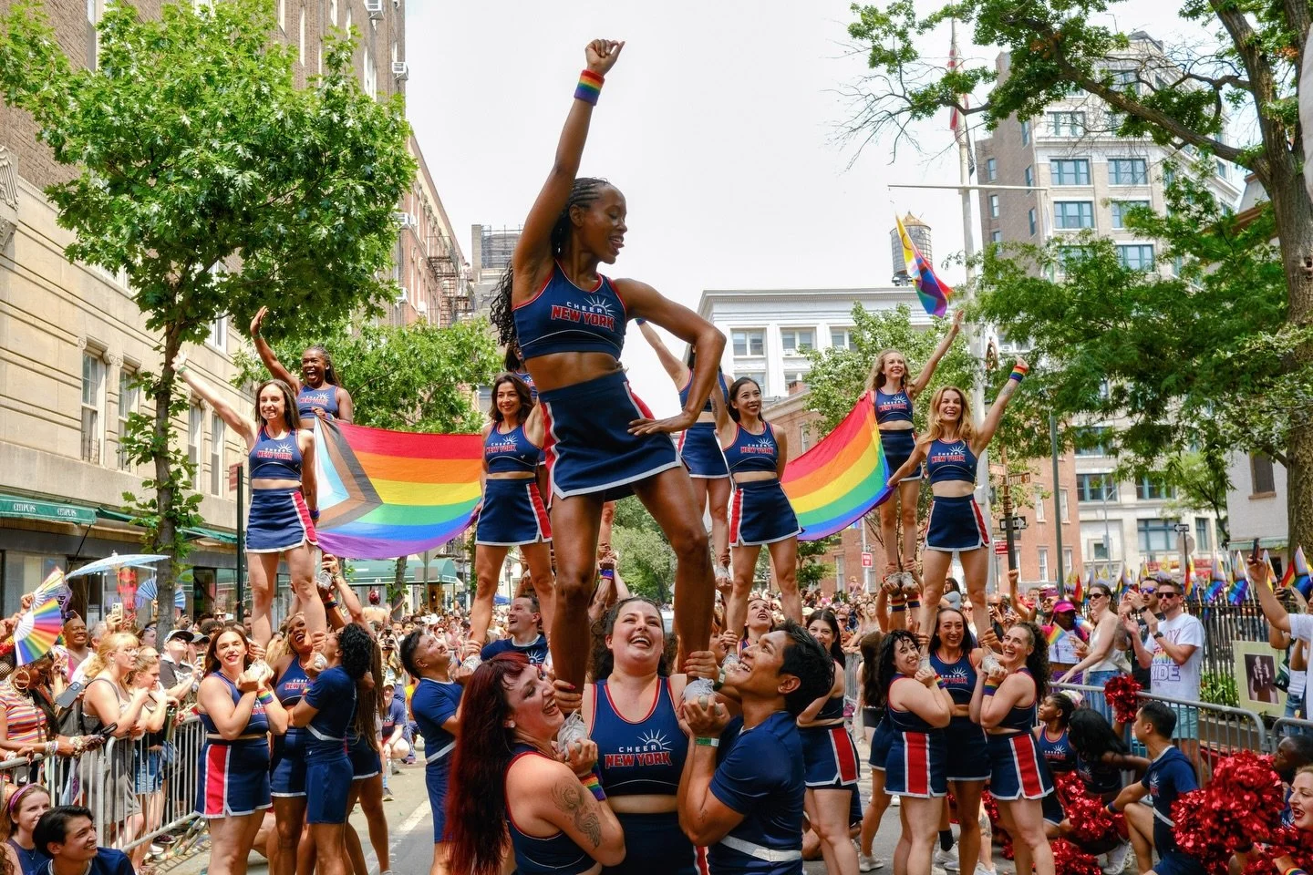 It was an honor to march in the Manhattan Pride Parade on the 57th anniversary of the Stonewall Riots. Thank you to all of our volunteers for braving the heat with us.

The biggest and most special thank you to @doroshow for joining us - working with