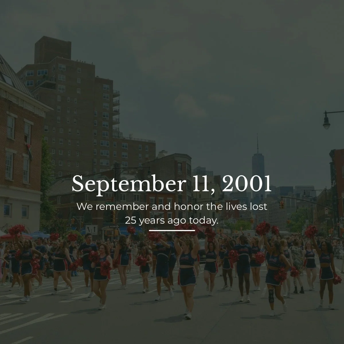Today, we honor the memories of those who perished 25 years ago from the 9/11 terrorist attacks in New York City; Arlington, VA; and Shanksville, PA. We stand by the families &amp; friends of those lost and honor the first responders who risked their