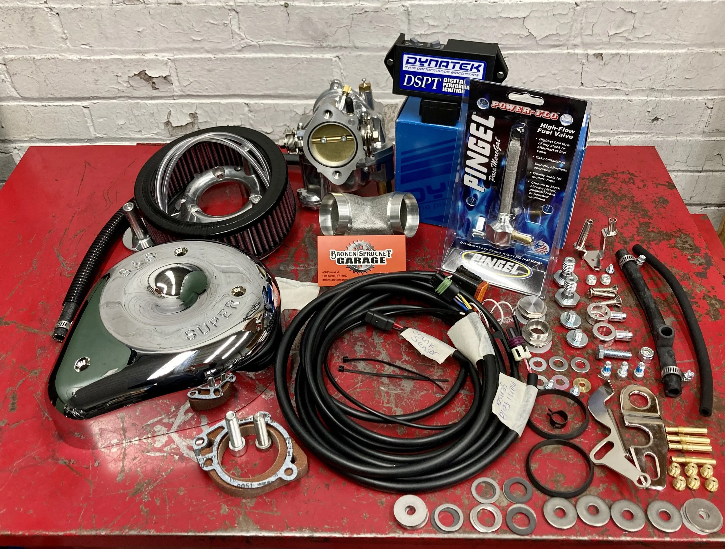 Harley EFI to carb conversion kit Marelli carb conversion kit