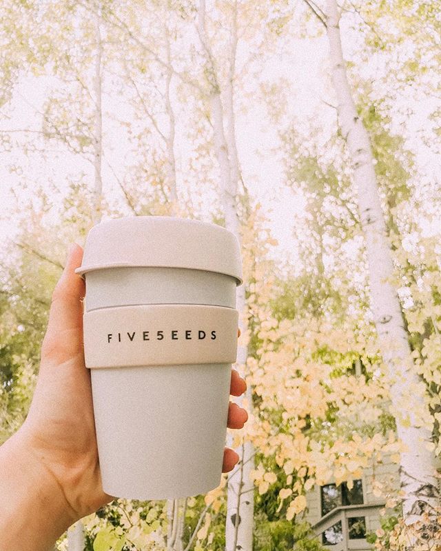 Fall has finally arrived and so have our new travel cups! Buy one for just $13 and you&rsquo;ll get $0.50 off of your drink every time you bring it in!! 🍂