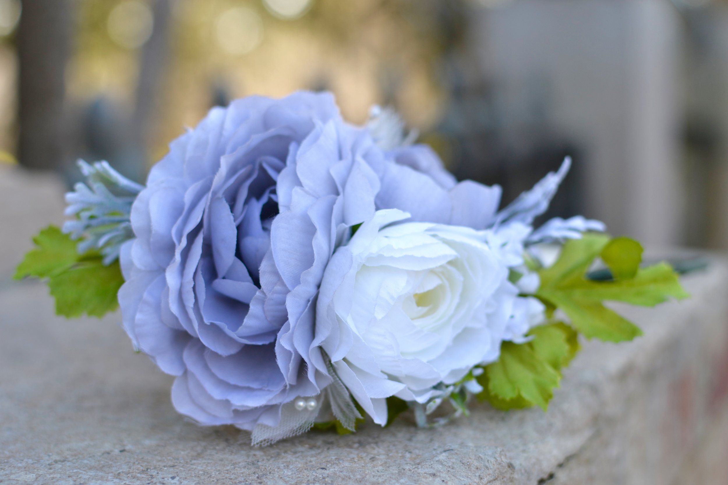 Marble Floral Halo