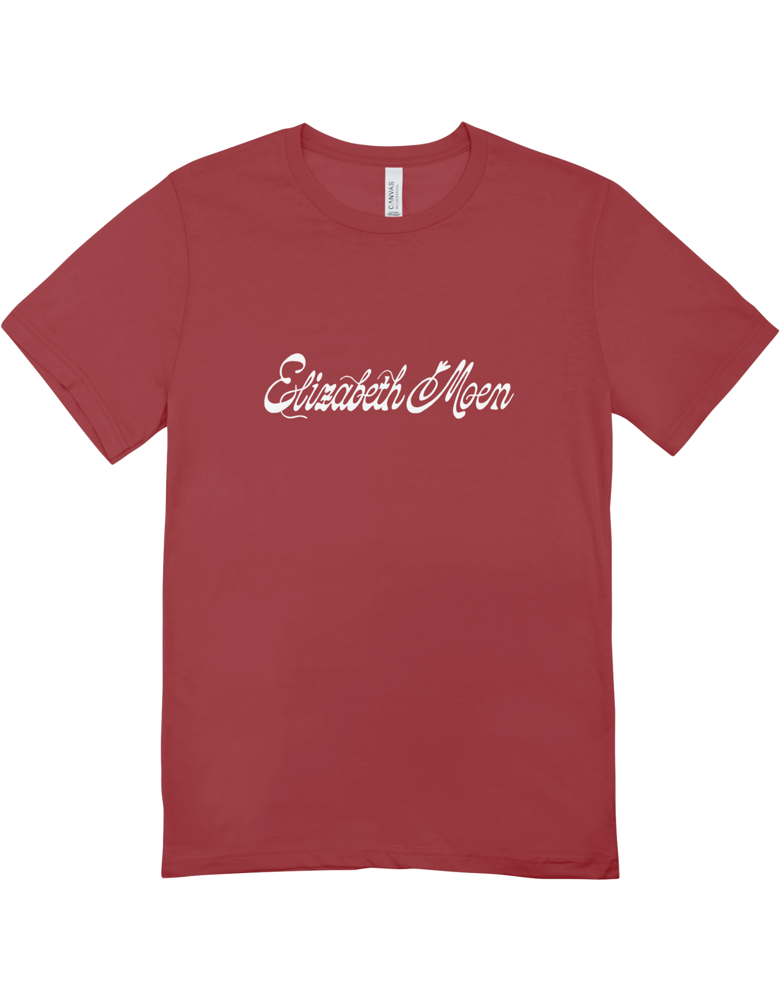 Elizabeth Moen tshirt (rust)