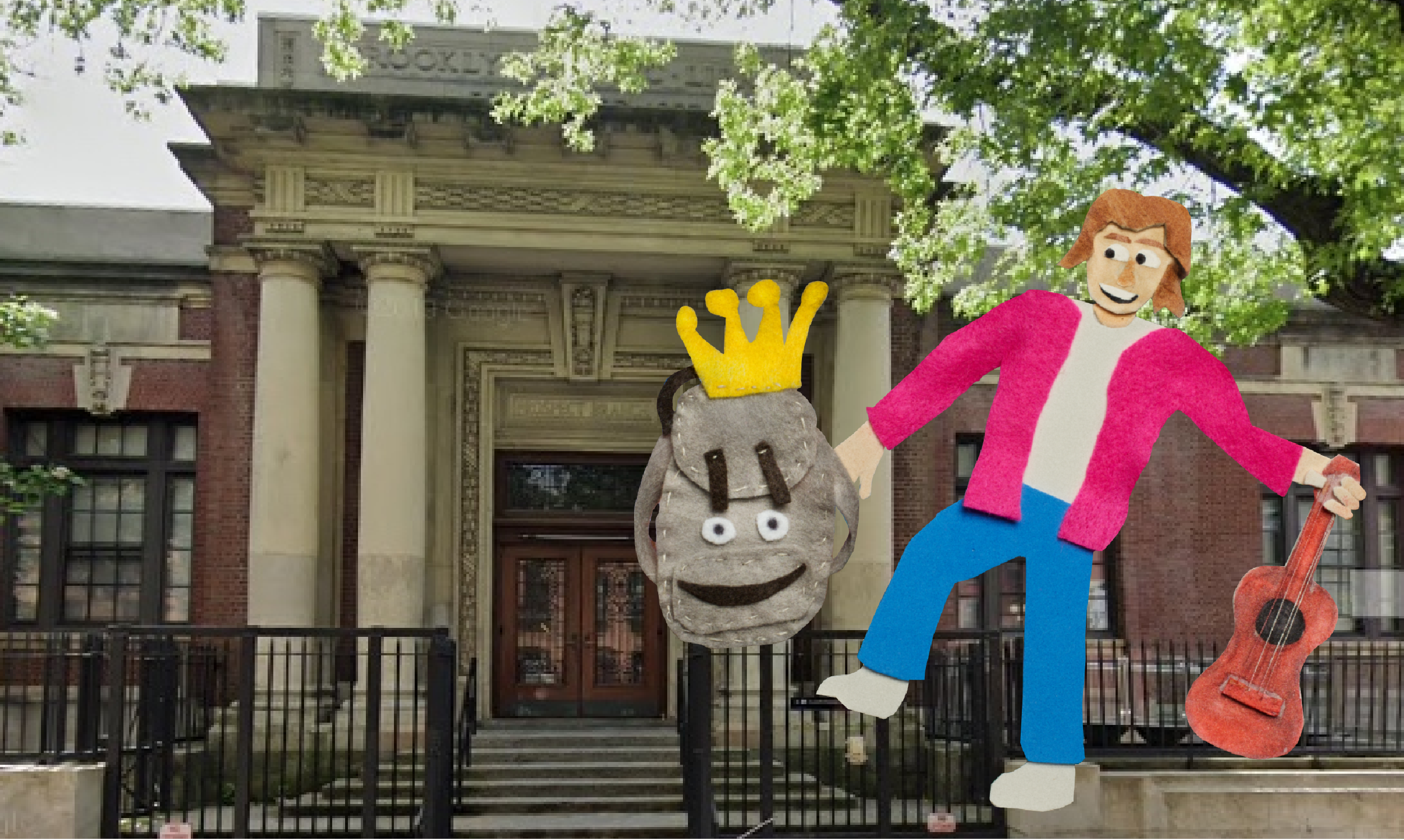 Suzi Shelton and Benjamin at Park Slope Library!