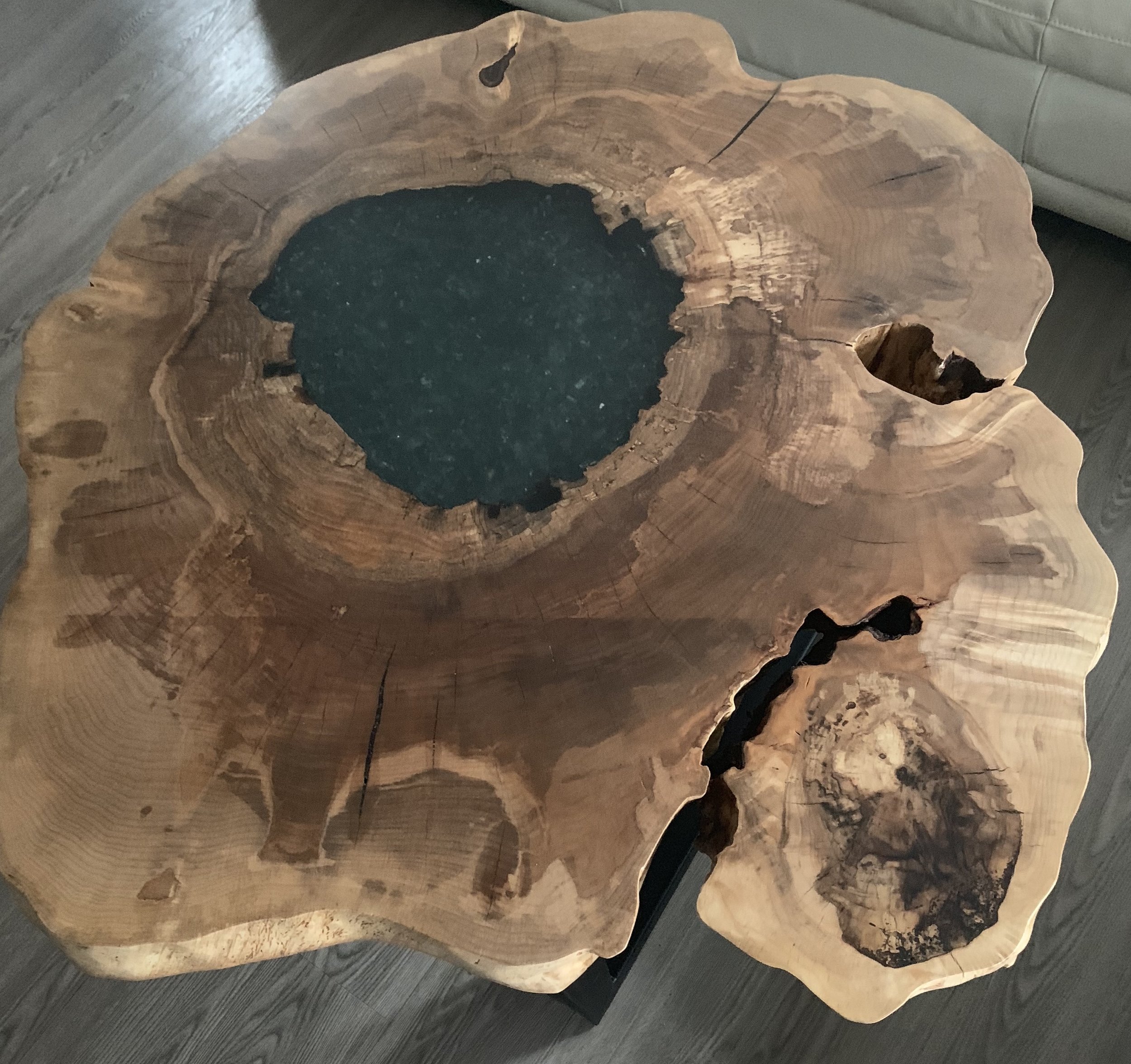 Maple "Fire In The Hole" Coffee Table