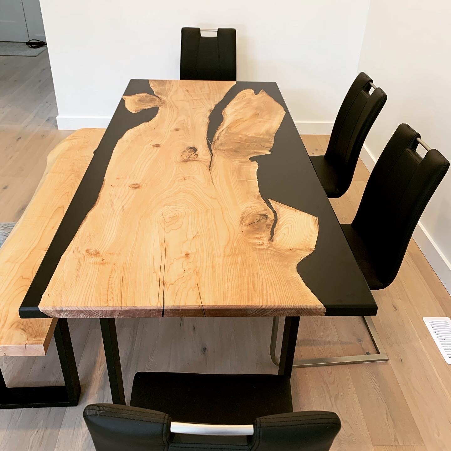 Maple Dining Table &amp; Bench