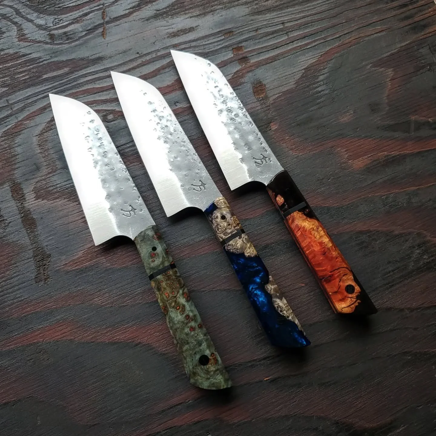 🥝Funayuki🍎
Aeb-l stainless 

I just recently learned about this style of knife. It seems that they are in high demand. I look forward to making more.