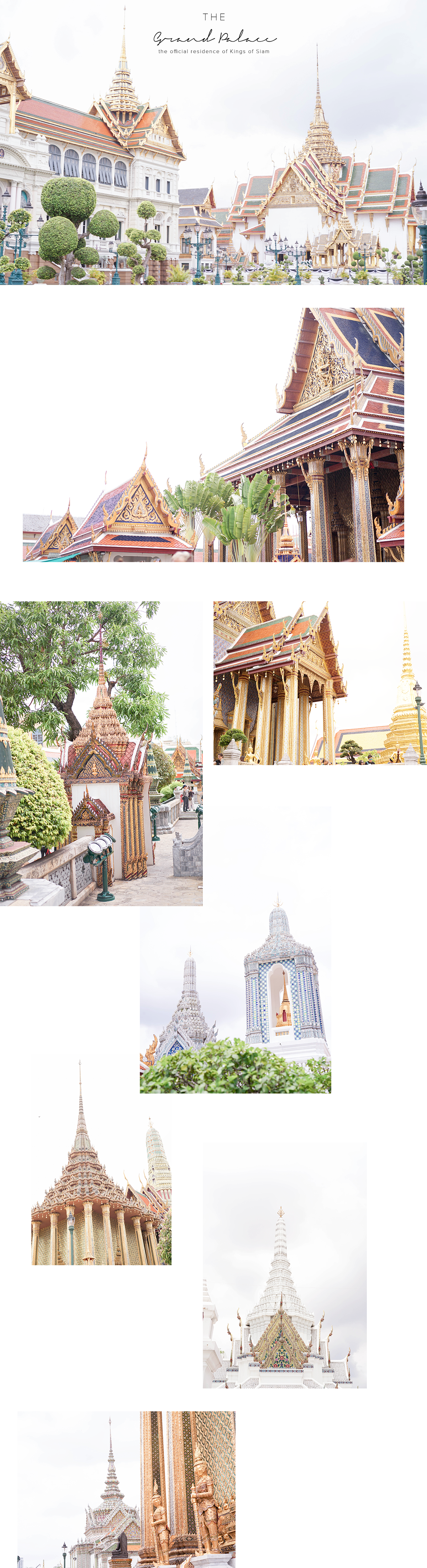 Where to go in Bangkok: THE GRAND PALACE - the official residence of Kings of Siam since 1782.