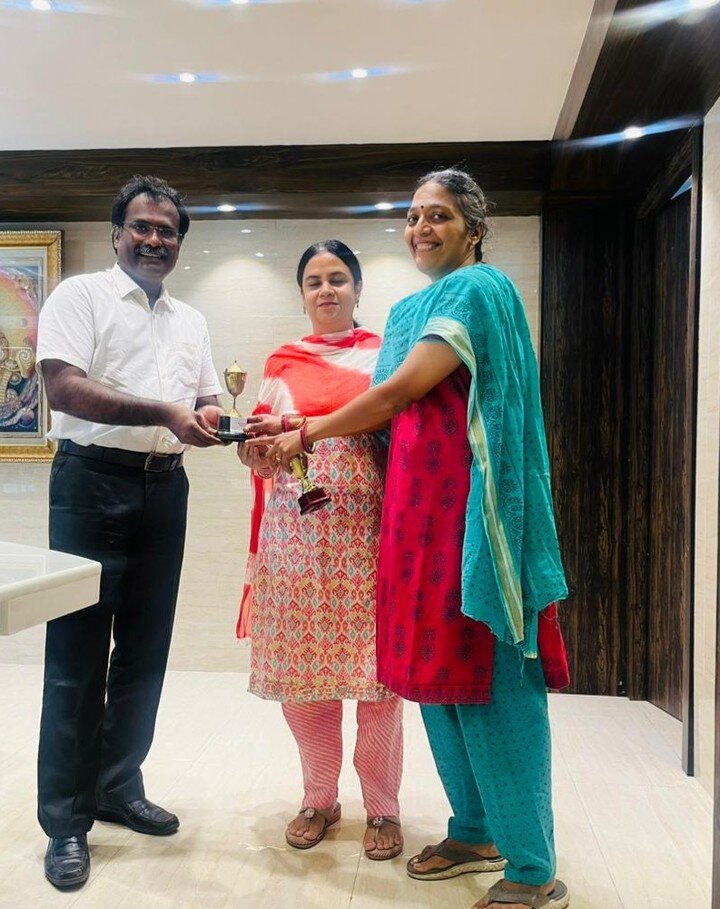 Award&gt;&gt;&gt;@We are proud that Our Professor and Head, Dr. Pratibha Ramani was awarded the Highest Dental Domain publications and Highest Q1 publication Award!!!