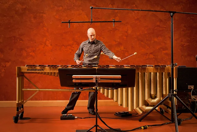Nathaniel on marimba. Experience more of Nathaniel's work on his website: nathanielbartlett.com .