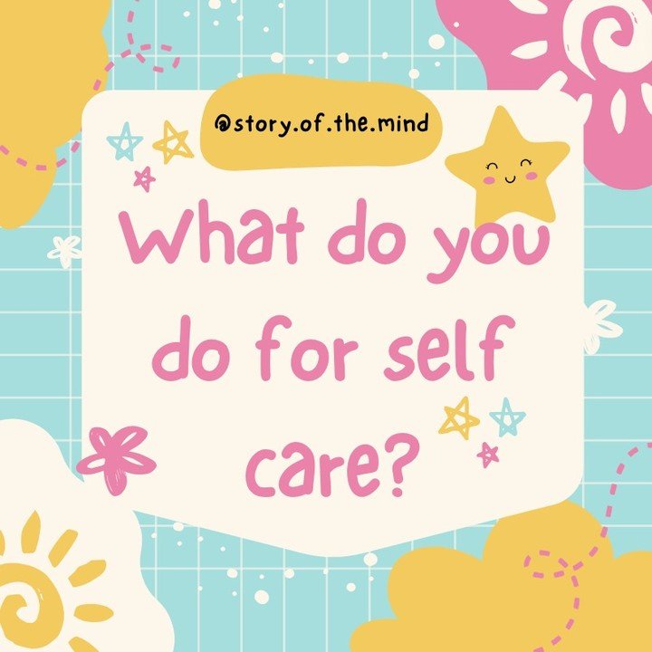 What do you do for self care? Let us know in the comments below! For me it is a lot of #harrypotter audiobooks! :p 

#storyofthemind #selfcare #selflove #motivation #mentalhealth #mentalhealthawareness #neurodiversity #mentalillness #selfcarethreads 