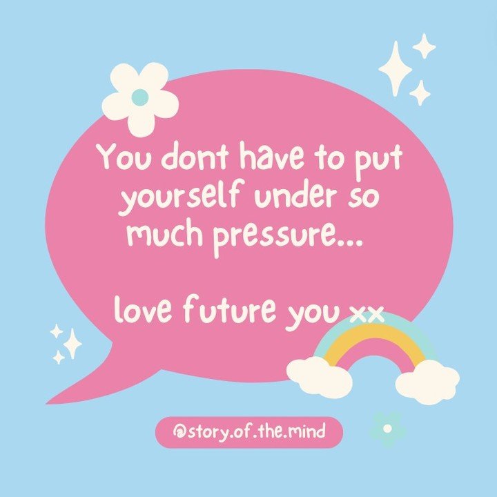 You don't have to put yourself under so much pressure...love future you xx 

Again, another easier said than done. Like I certainly didn't envision myself still doing my degree at 27 (if I did 18 yo me would have thought it would be a PhD... oops) bu