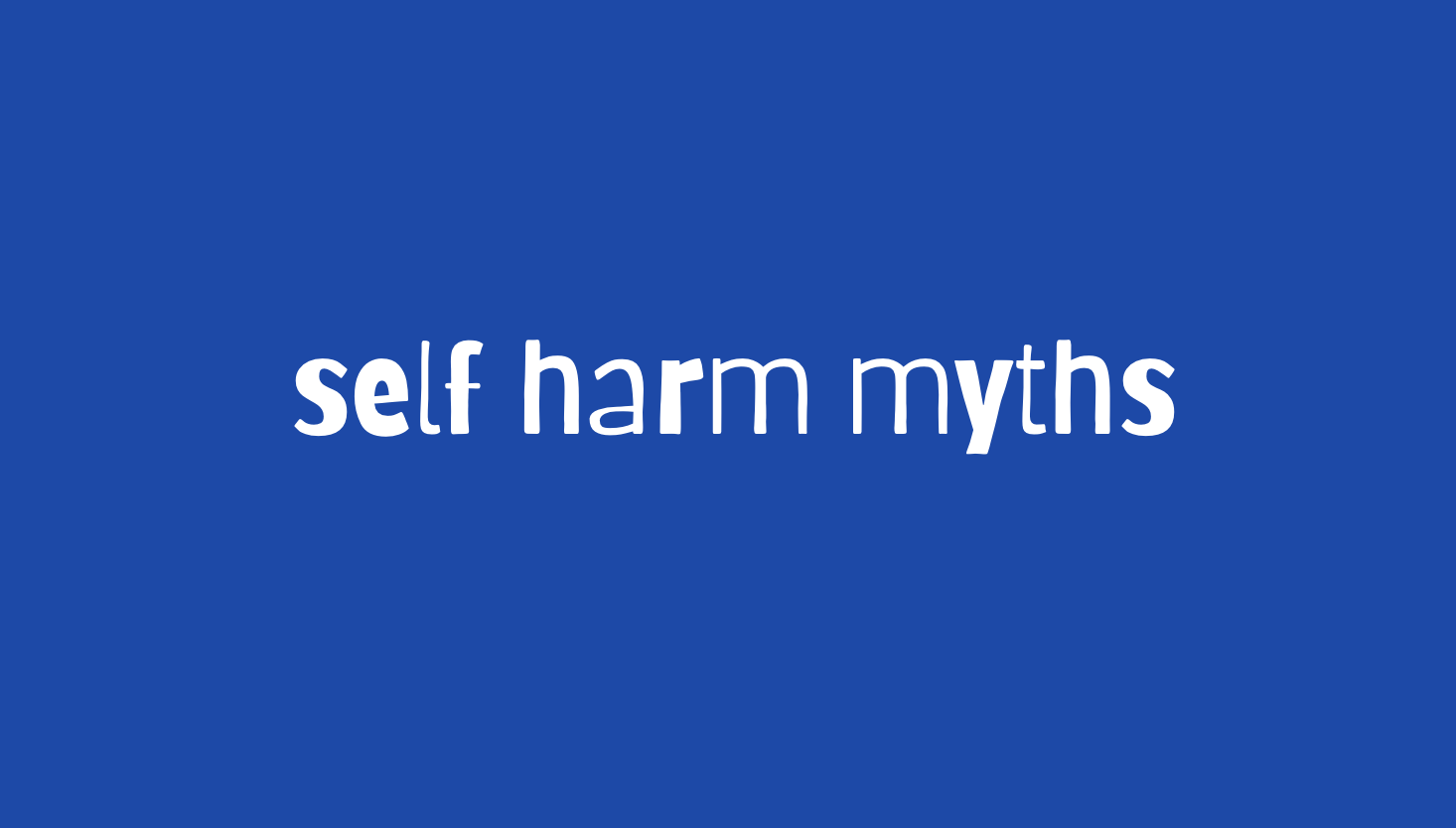Self-Harm Myths
