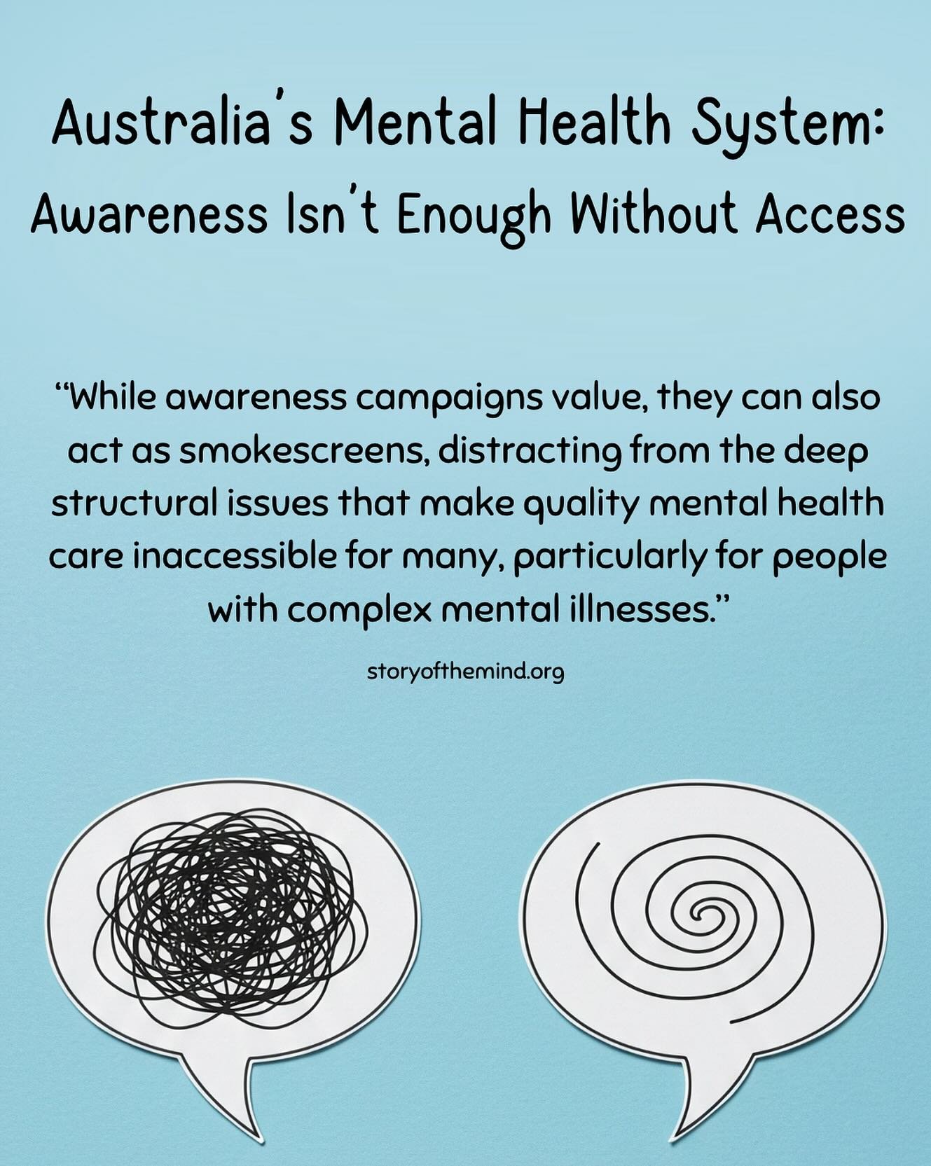 Australia&rsquo;s Mental Health System: Awareness Isn&rsquo;t Enough Without Access

&ldquo;While awareness campaigns value, they can also act as smokescreens, distracting from the deep structural issues that make quality mental health care inaccessi