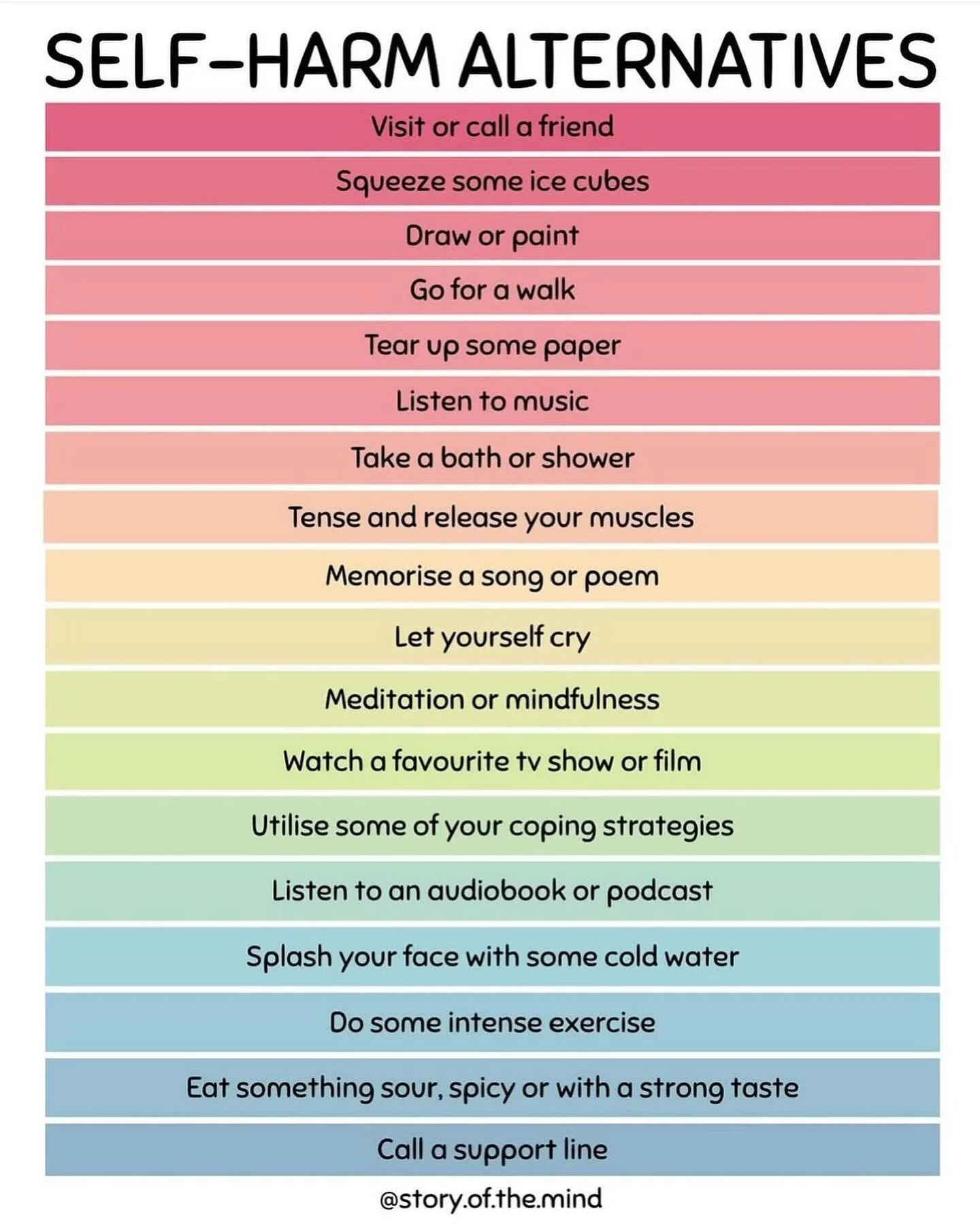 Understanding self-harm.

If you&rsquo;re experiencing a tough time or would like some advice. Here are a few different avenues you can go down to get help. You can see a doctor, counsellor, talk with someone you know and trust. For immediate support