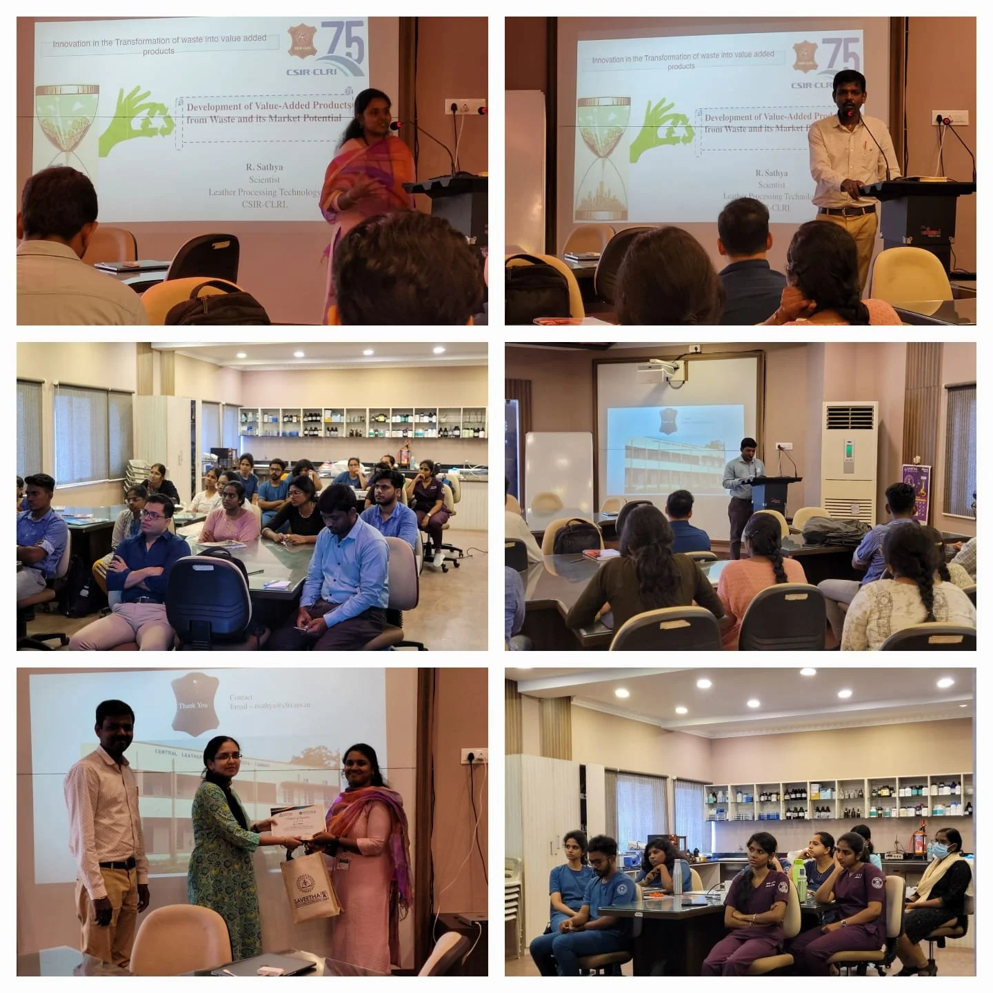 Scientific Lecture on "Innovation in transformation of waste to value added products"