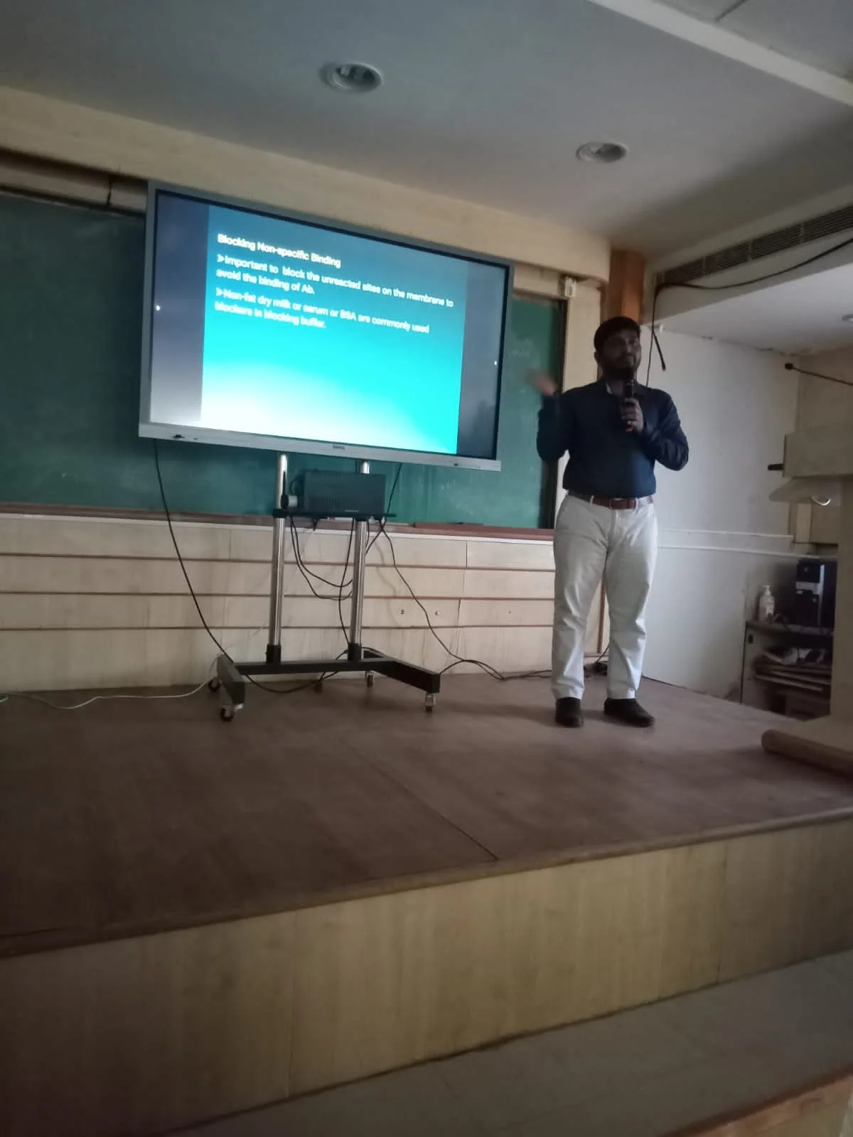 Invited Lecture on "Applications of Western Blotting Technique In Biomedical and Industrial Research"