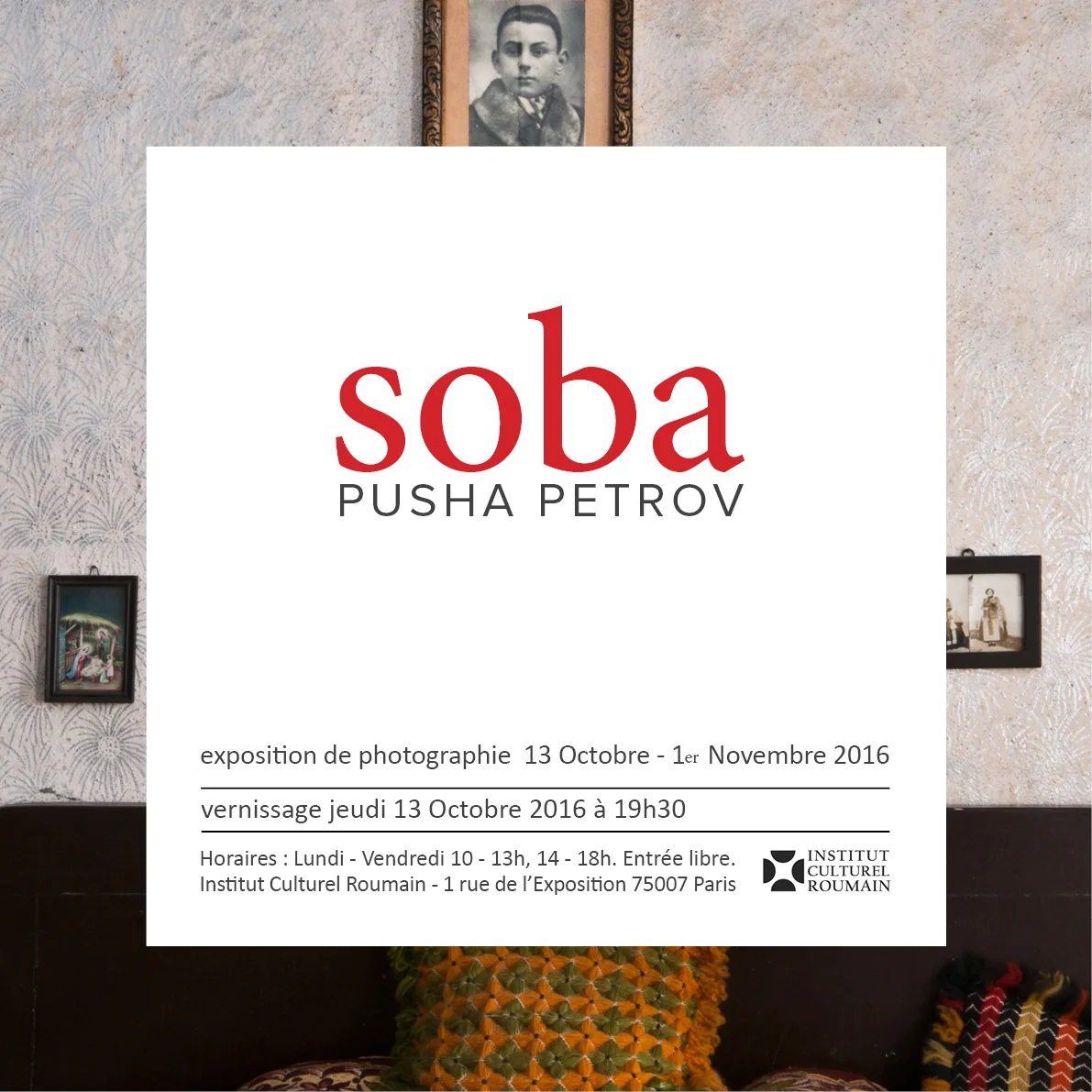 SOBA // 13 OCT. -01 NOV. 2016