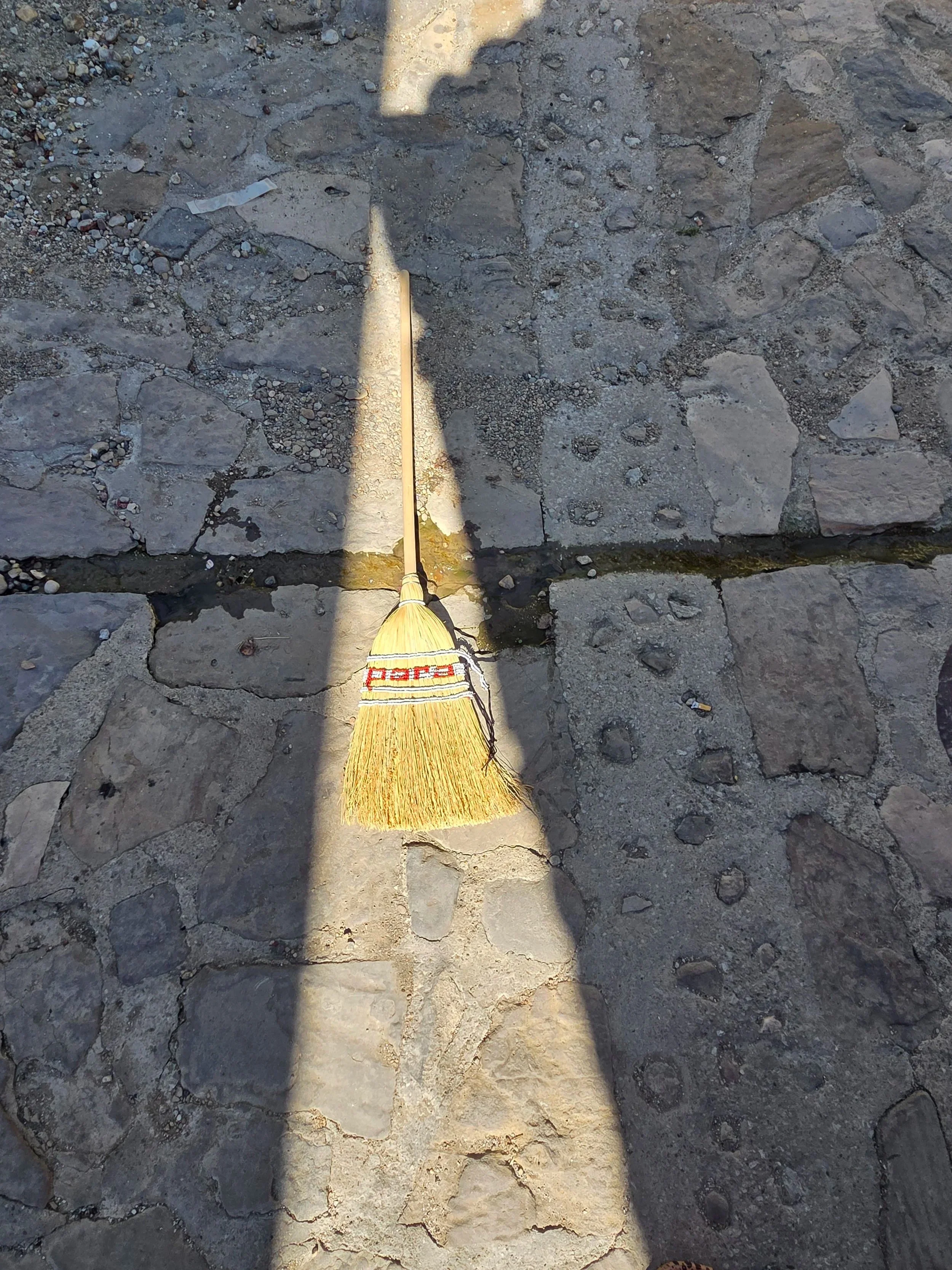  Far more than a domestic tool, the traditional broom is a protective instrument that sweeps away negativity to invite harmony. Developed during my residency in Veliko Tarnovo, this project reimagines the broom as a living character within the city's