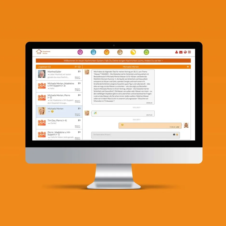 Product Design: Chat system for Happiness House