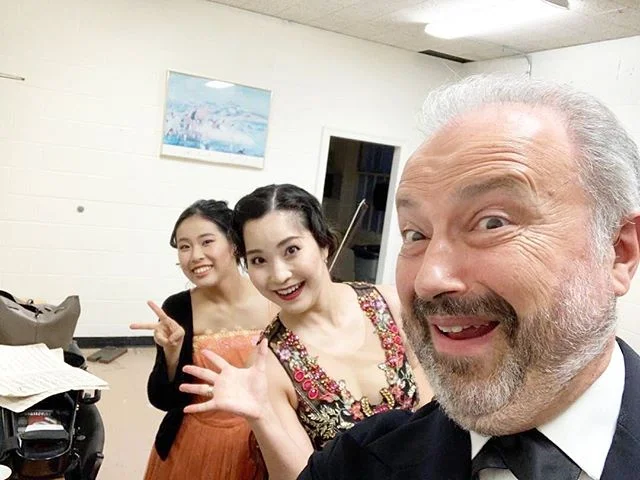 #repost @dsitkovetsky
・・・
Before the Opening Concert of 2019-20 season with Mayuko Kamio & Risa Hokamura. Vivaldi/S.Saens#3, Lalo & Sarasate: Violin Virtuoso Program!!!