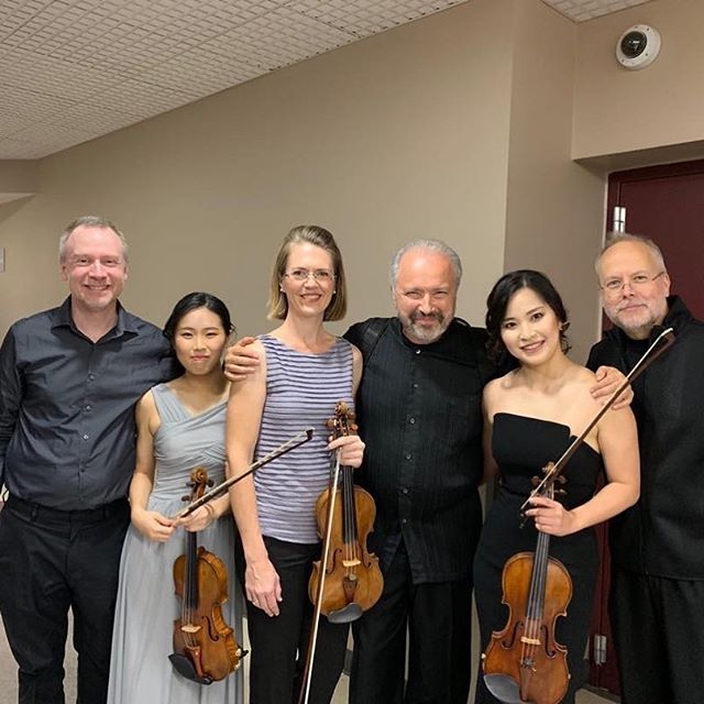 #repost @dsitkovetsky
・・・
After the Chamber Concert last night with Mayuko, Risa, Marjorie, Scott &amp; Alex