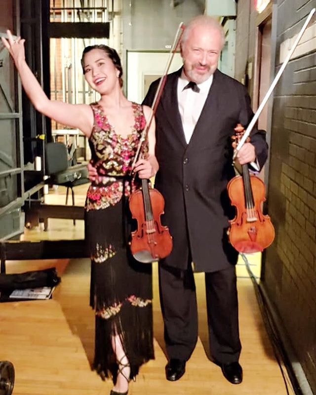 @greensborosymphony @risahokamura_violin @dsitkovetsky Thank you for the fantastic week! What a fun program! #classicalmusic#violin#orchestra #greensborosymphony#mayukokamio#dmitrysitkovetsky