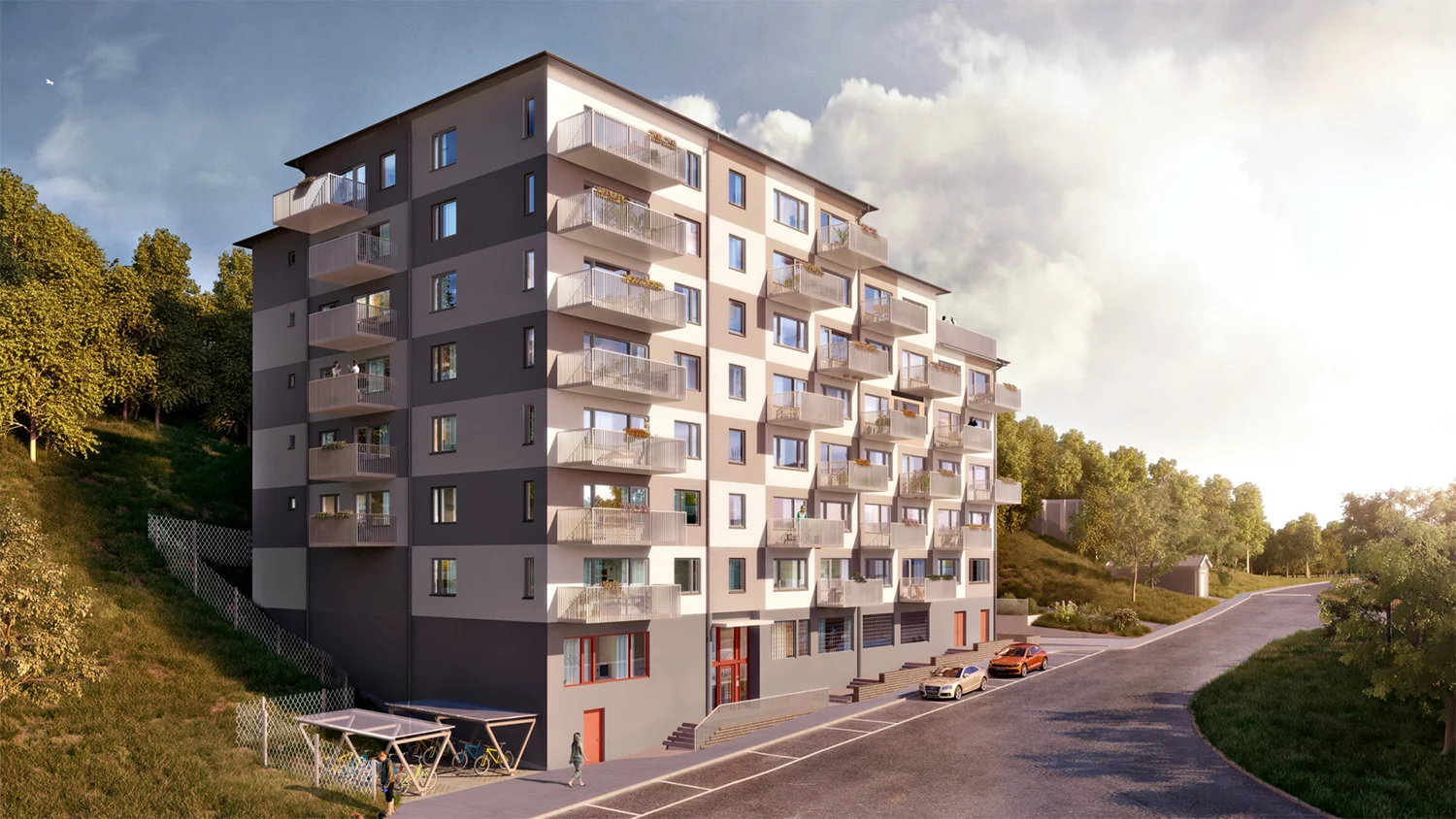 Vårt projekt i Skårdal börjar ta form