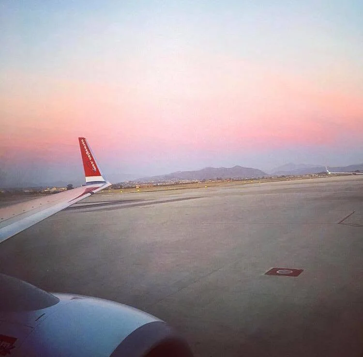 Når accept er en by i Rusland på et fly fra Malaga