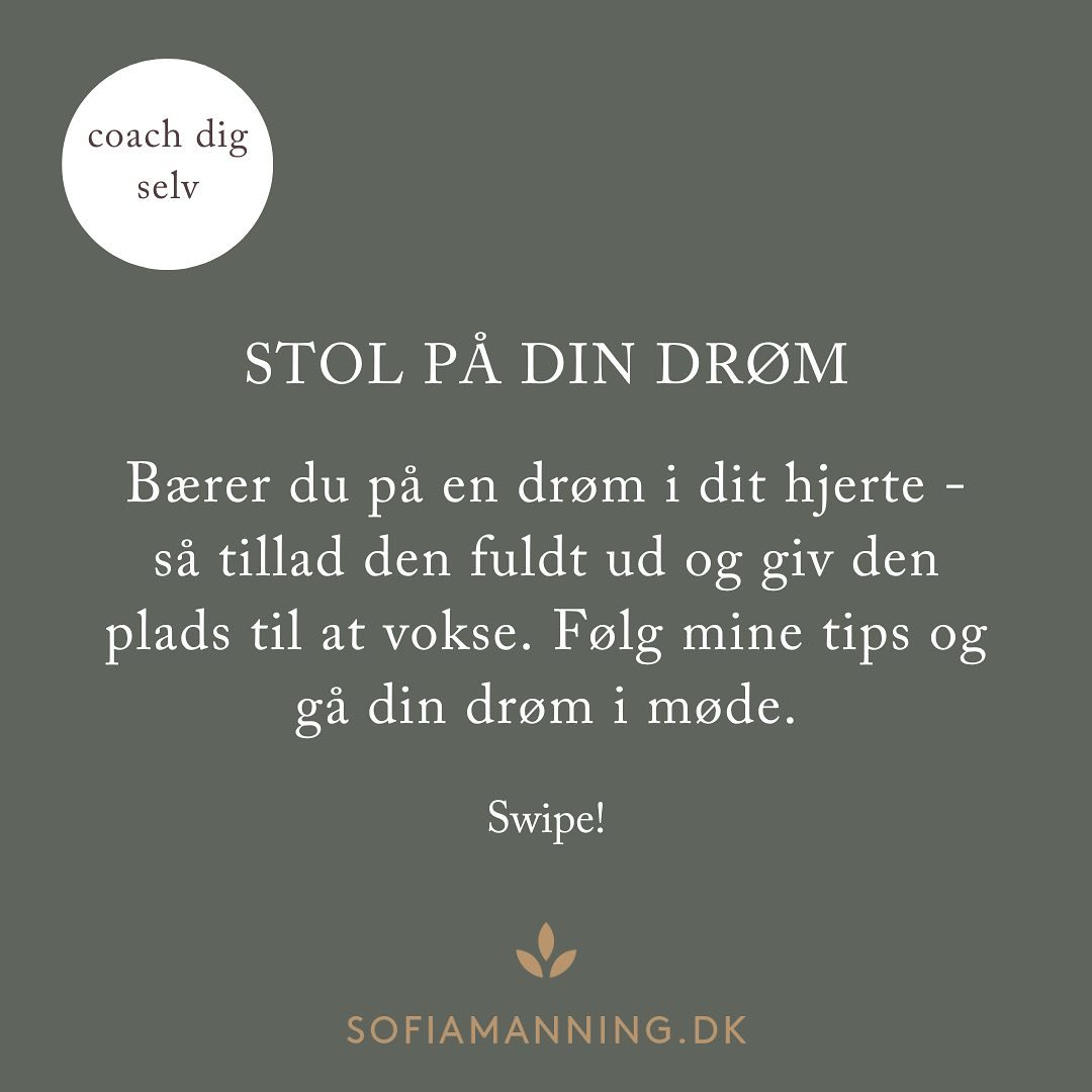 Opbyg tillid til dig selv og din dr&oslash;m. 🌸

#sofiamanning #sofiamanningcoach #nytperspektiv #coach #coaching #lifecoaching #skabdetlivdudr&oslash;mmerom #selfcare #danmarksf&oslash;rendecoachinghus #nytperspektiv #danmarksf&oslash;rendecoachudd