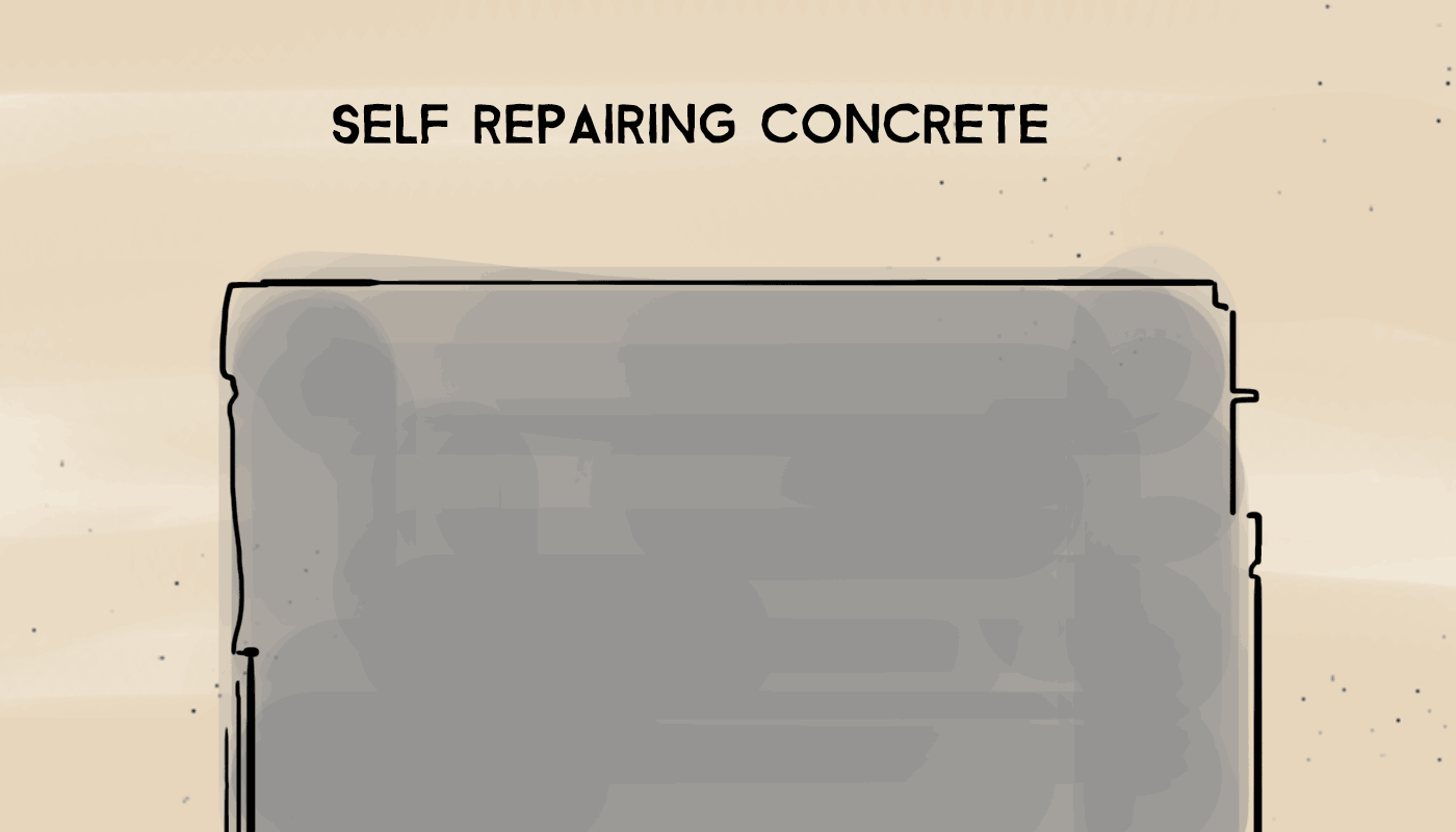 How to heal yourself. (If you're concrete that is)