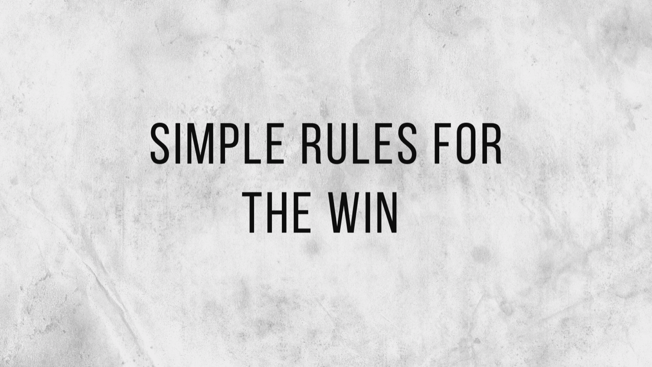 Even More Simple Rules for A Better Life