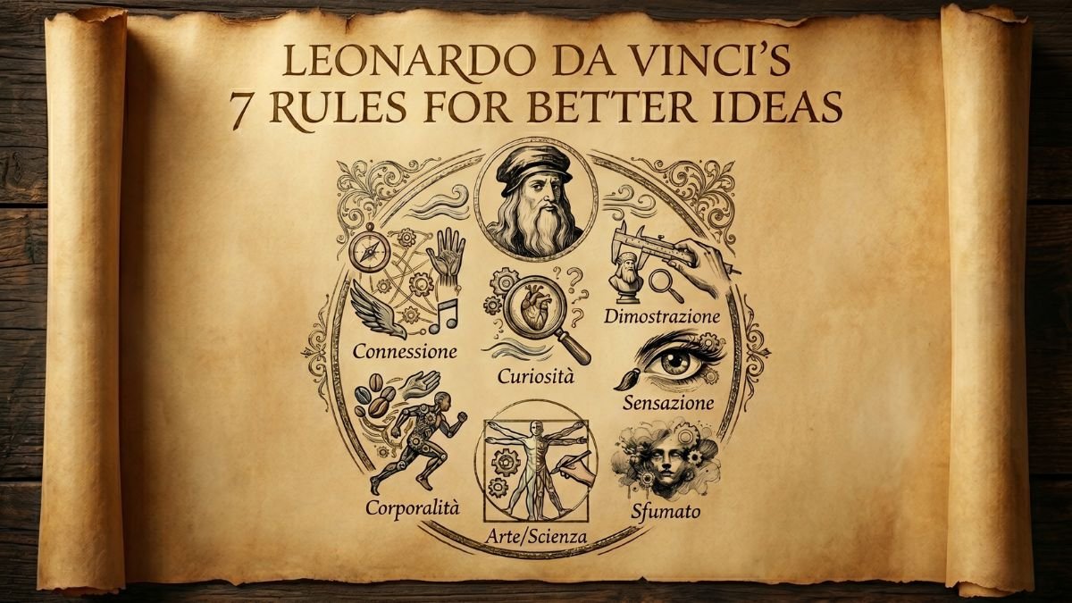 Leonardo da Vinci’s 7 Rules for Better Ideas