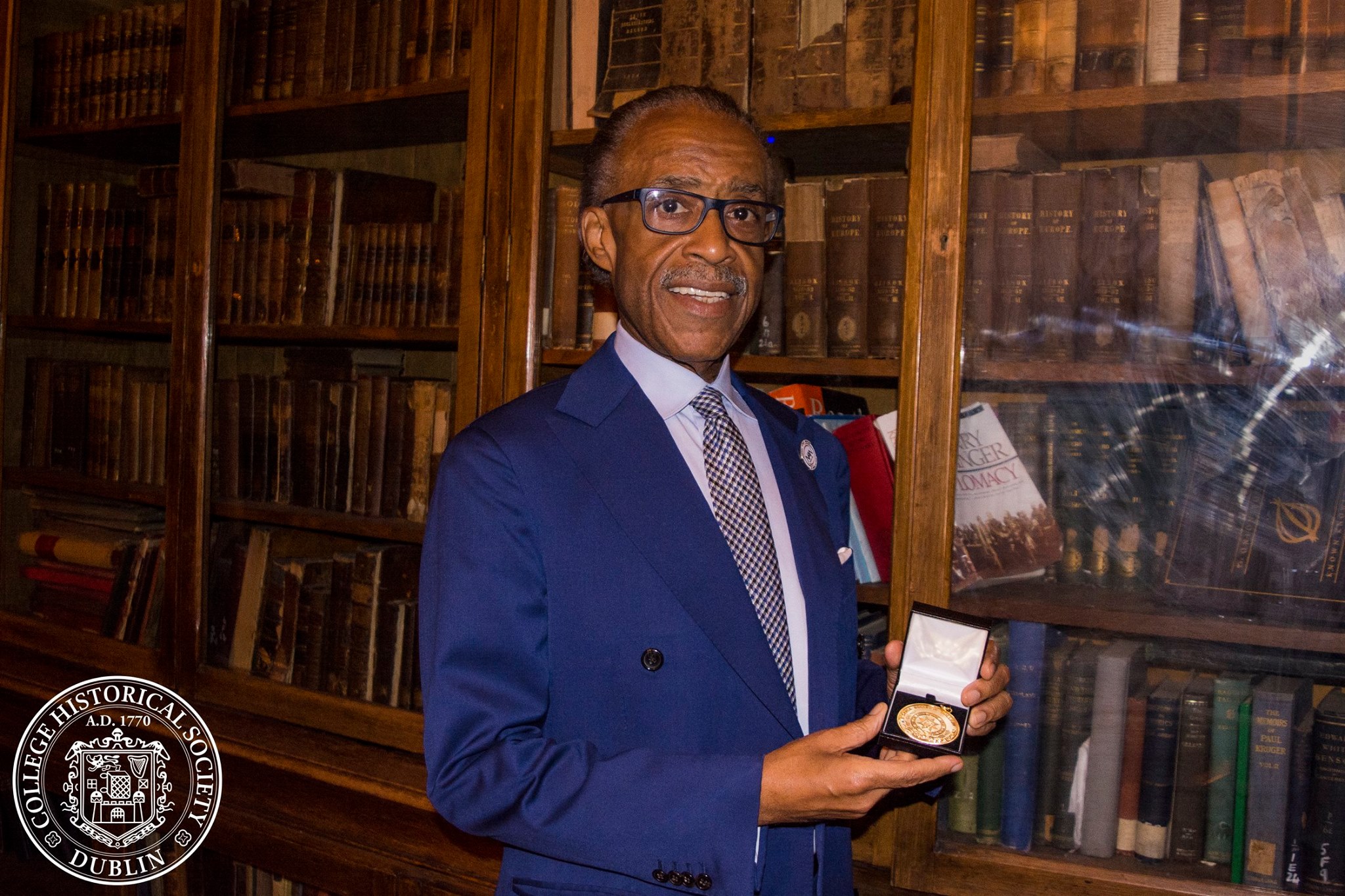 Al Sharpton awarded the Hist’s Gold Medal for Outstanding Contribution to Public Discourse