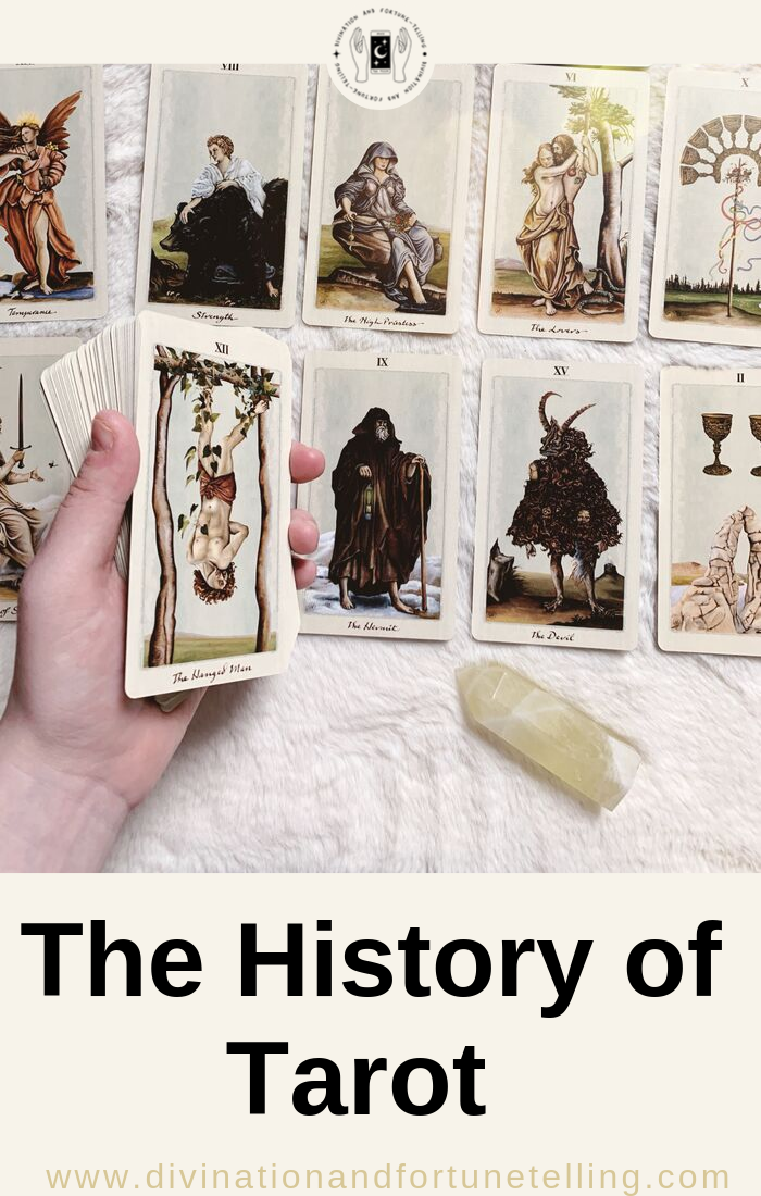 Art Illustration: What is the history of Tarot cards? When were Tarot cards created? Did Romany Gypsies bring cards from Egypt? Did Tarot start as a game and develop from playing cards? What is the timeline of Tarot and how do characters like Etteilla, De Gebelin, Rider, Waite and Smith fit into it?