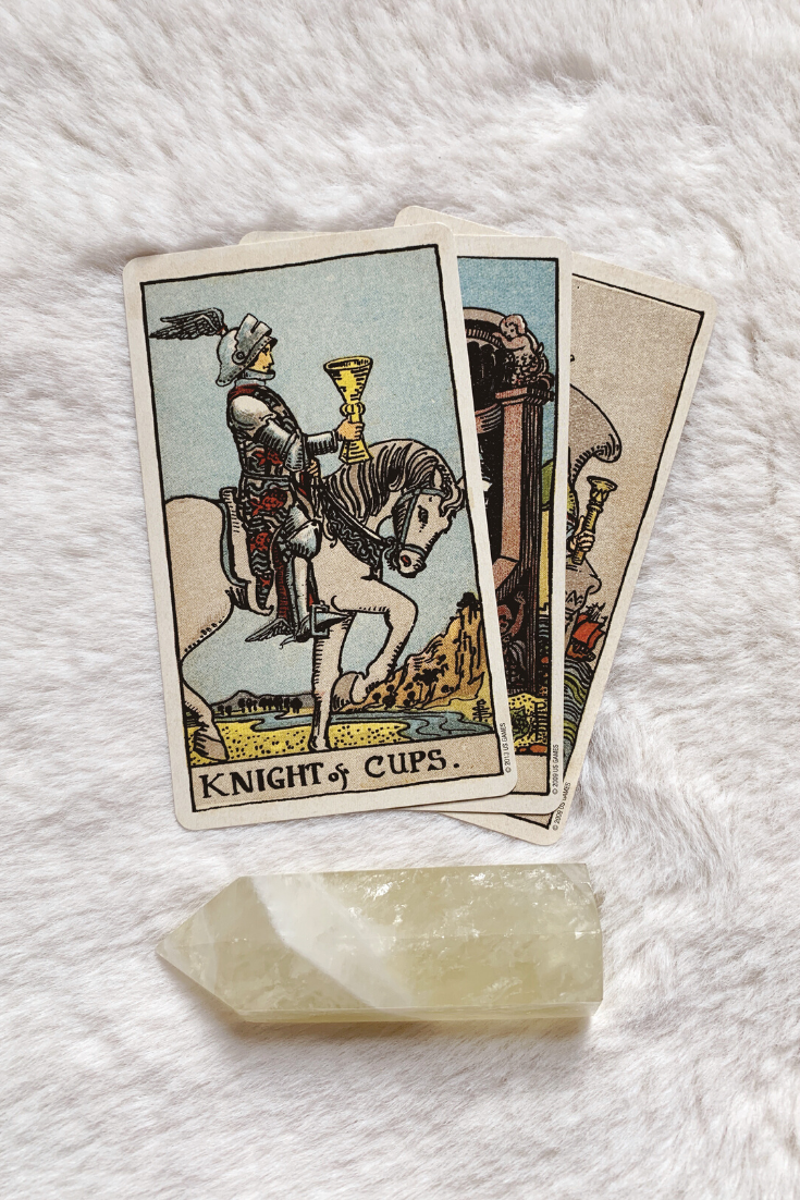 Future Tarot Meanings: Knight Cups — Boswell