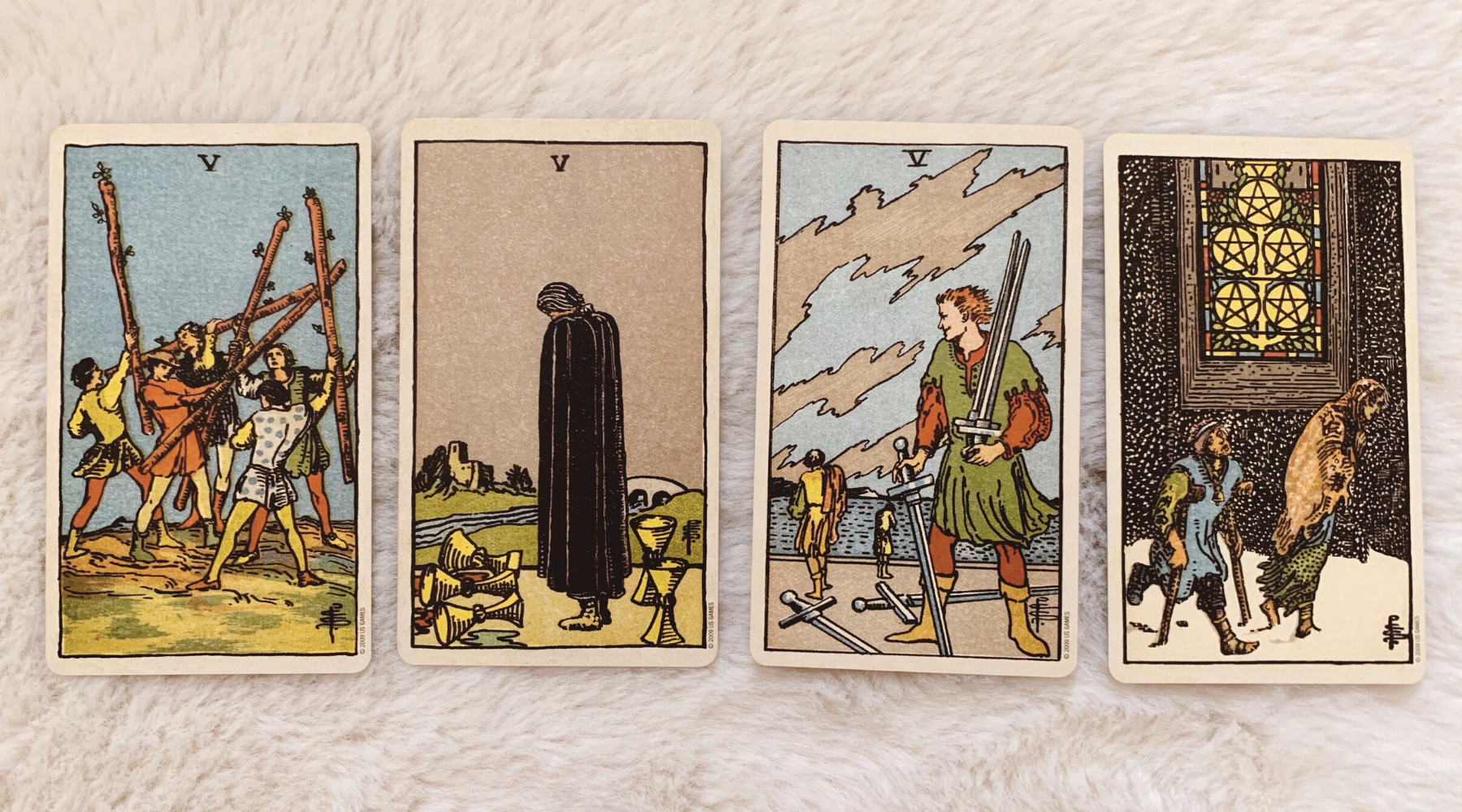 Multiple Fives in a Tarot Reading