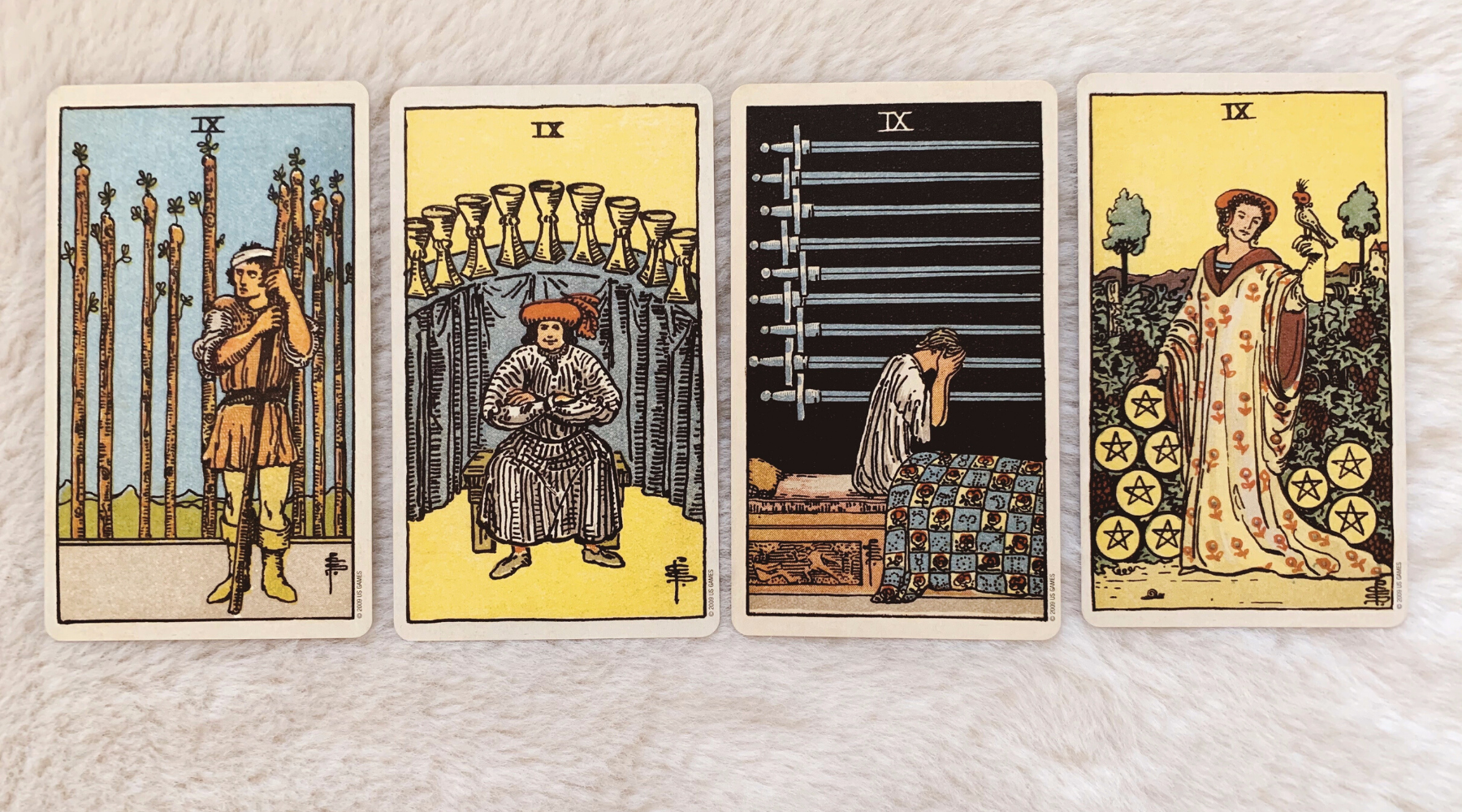 Multiple Nines in a Tarot Reading