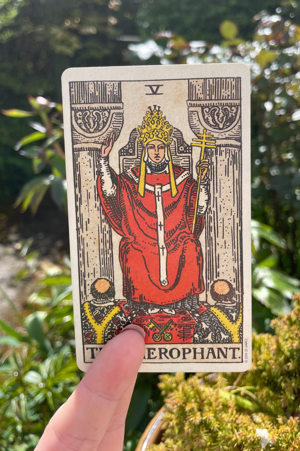 The Hierophant Tarot Card  Tarot meanings, The hierophant, Tarot learning