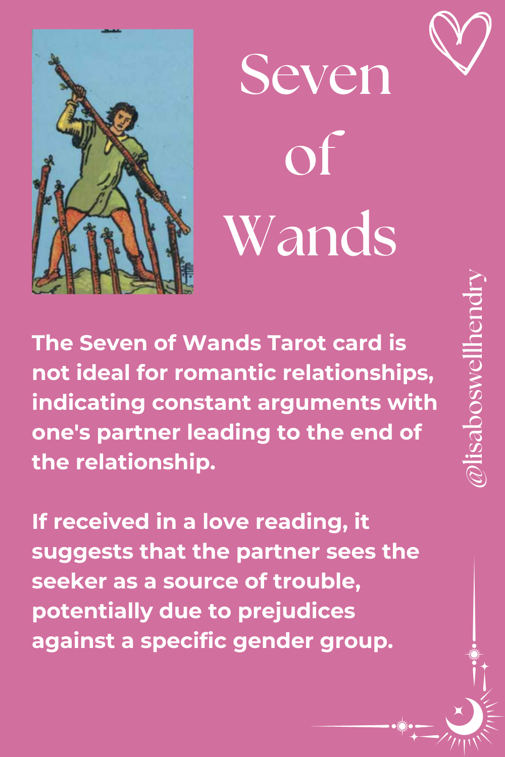Future Tarot Meanings Seven of Wands — Lisa Boswell