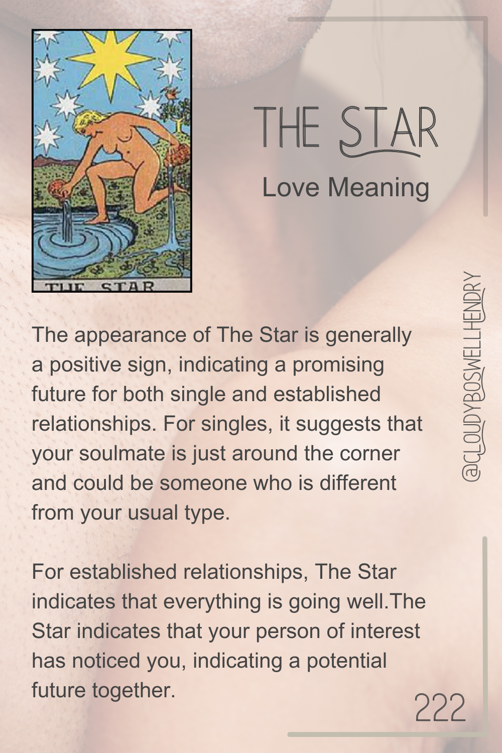 The Star Tarot Meaning - Love, Future, Feelings, and More! — Lisa Boswell