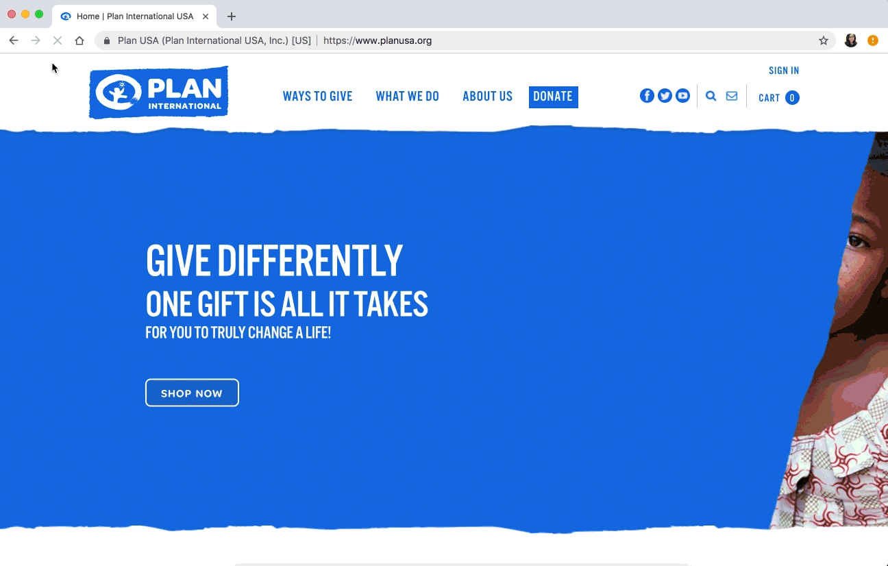 Homepage: Hero animation