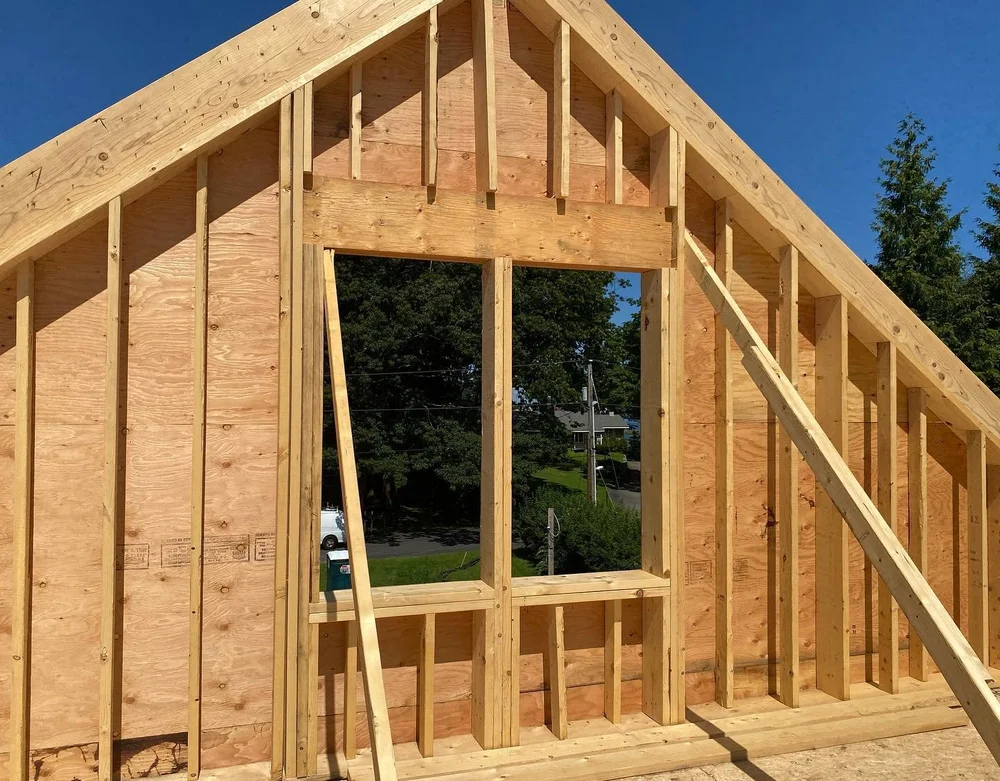 Getting vertical in Rye NH with staggered stud wall assembly #changeyourhaabitts #healthybuildings  #wallassembly