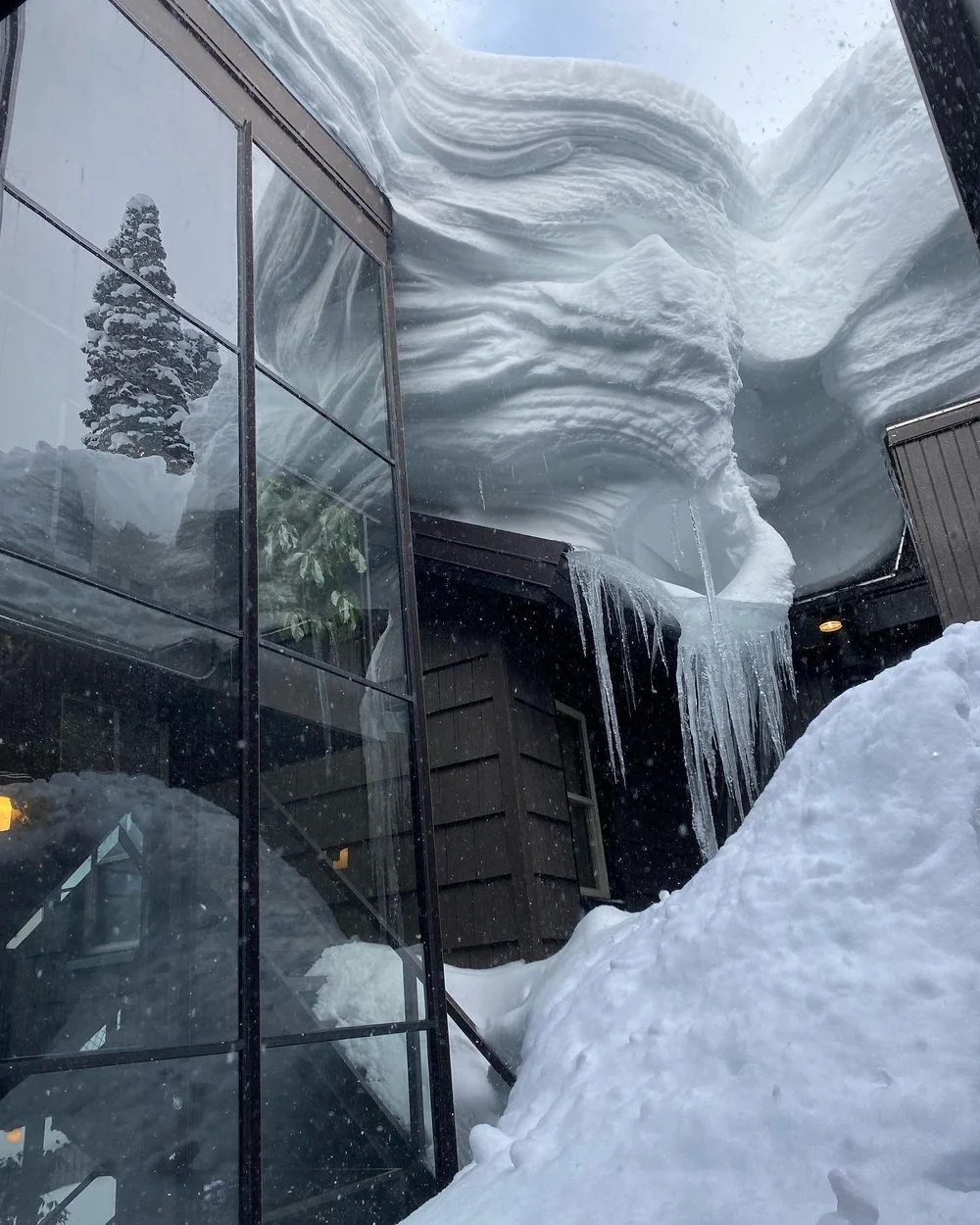 &ldquo;Fewer points of contact on the land means that the building is less obtrusive.  And more glass means that it is more reflective of the natural environment.&rdquo; John Sugden (a student of Mies van der Rohe) still getting it right in Alta, Uta