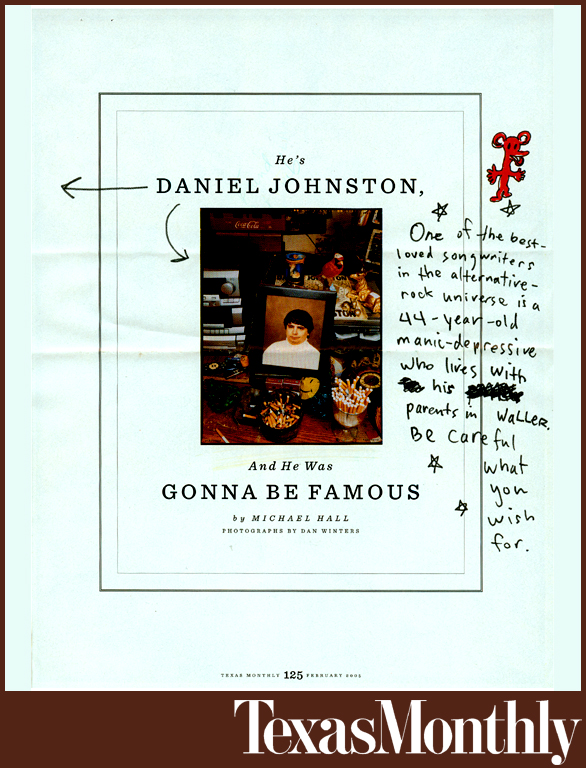 DANIEL JOHNSTON | TEXAS MONTHLY