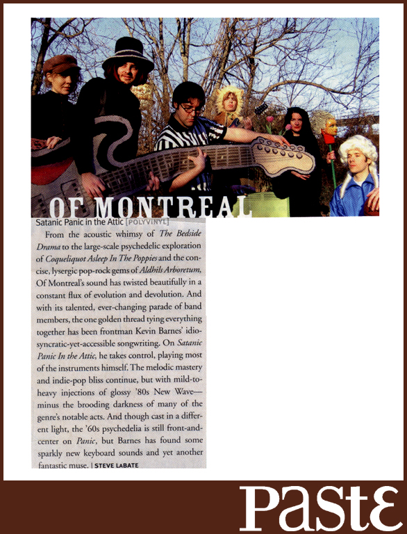 OF MONTREAL | PASTE