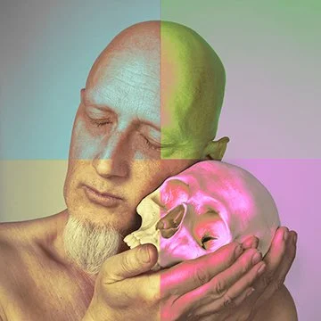 Composer Paul Slavens voices Hamlet, accompanied by singer Rosana Eckert, on the fun-filled "Ophelia" 